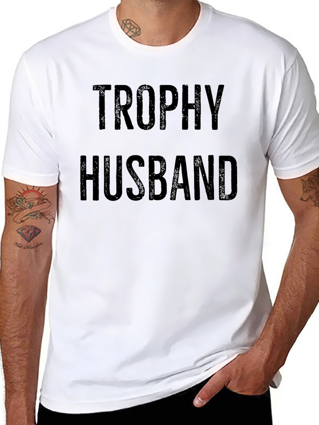 Trophy Husband Funny Sarcastic Men's T-Shirt - 8
