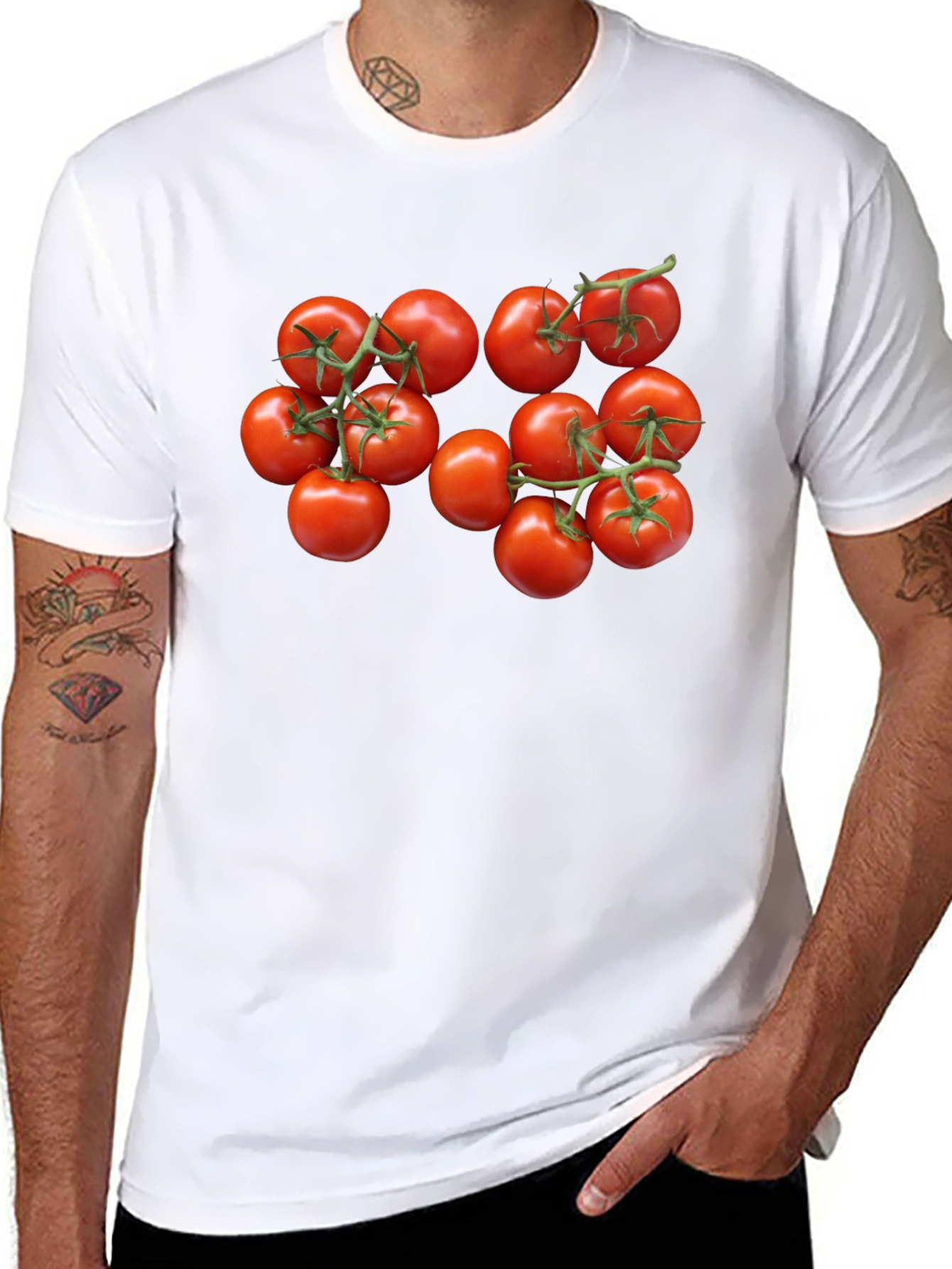 Black Tomato Bunch Graphic T-Shirt - Unisex view 8
