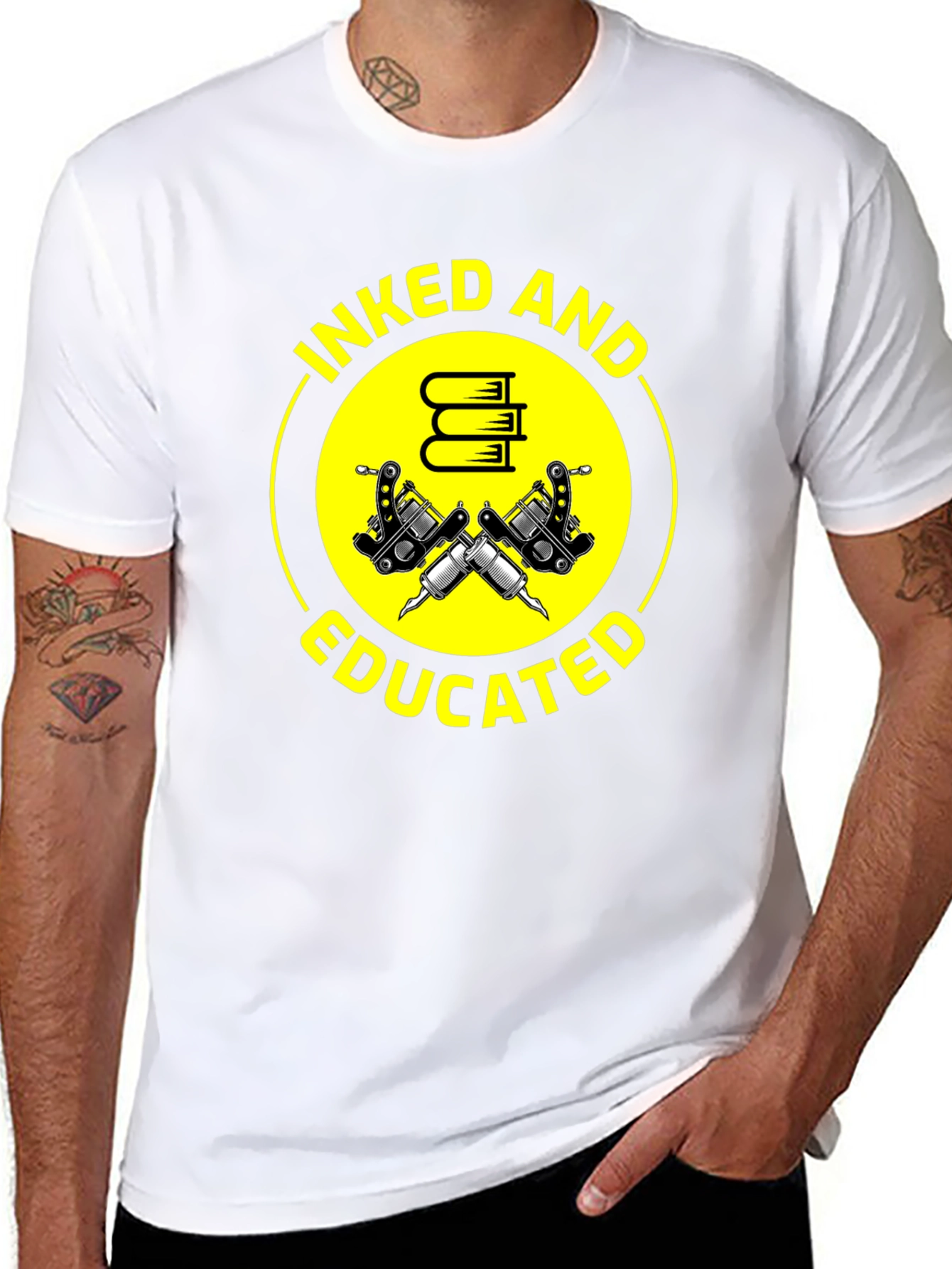 Inked and Educated Graphic Tee - 8