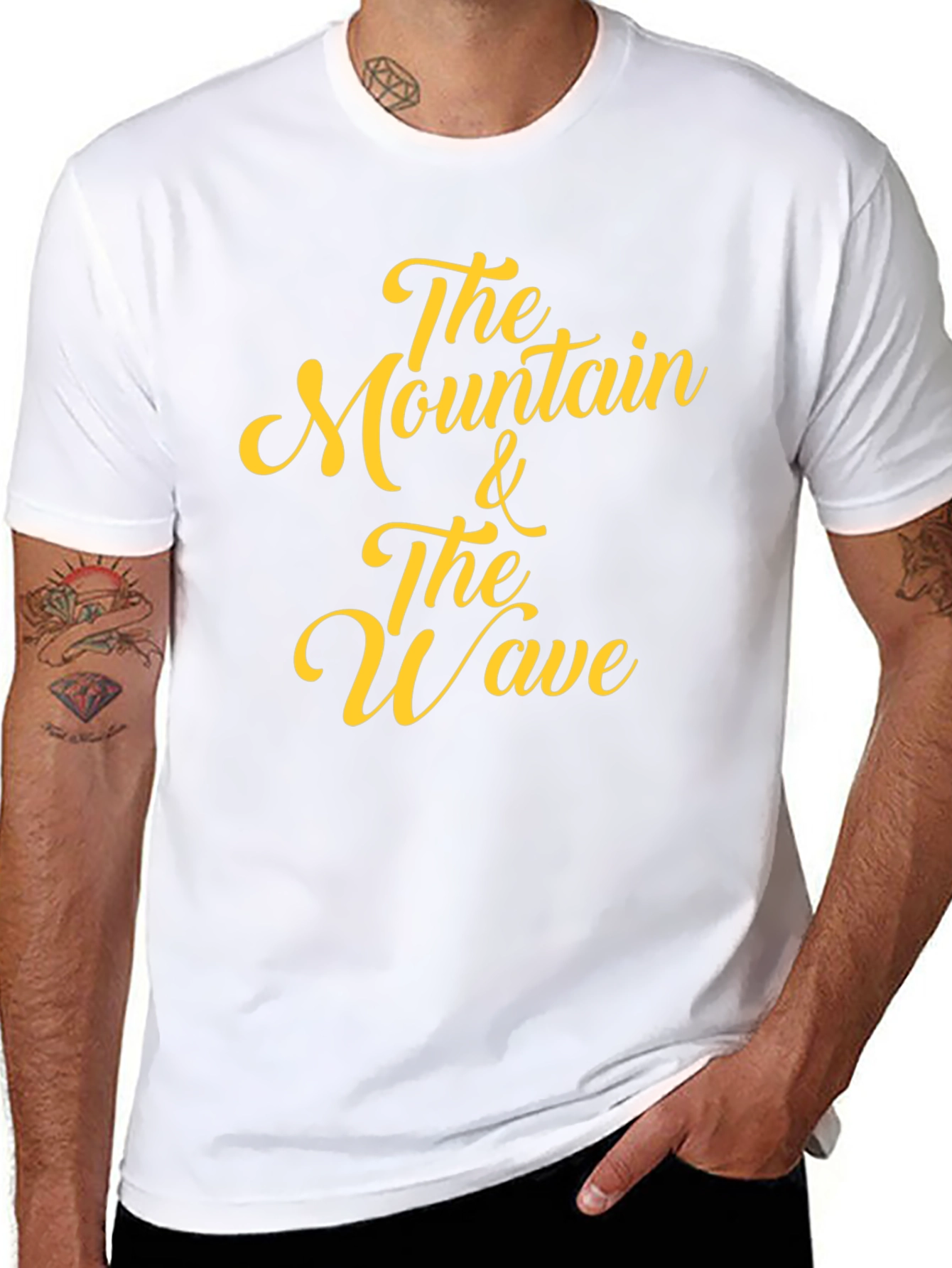 Black The Mountain & The Wave Black Graphic Tee view 8
