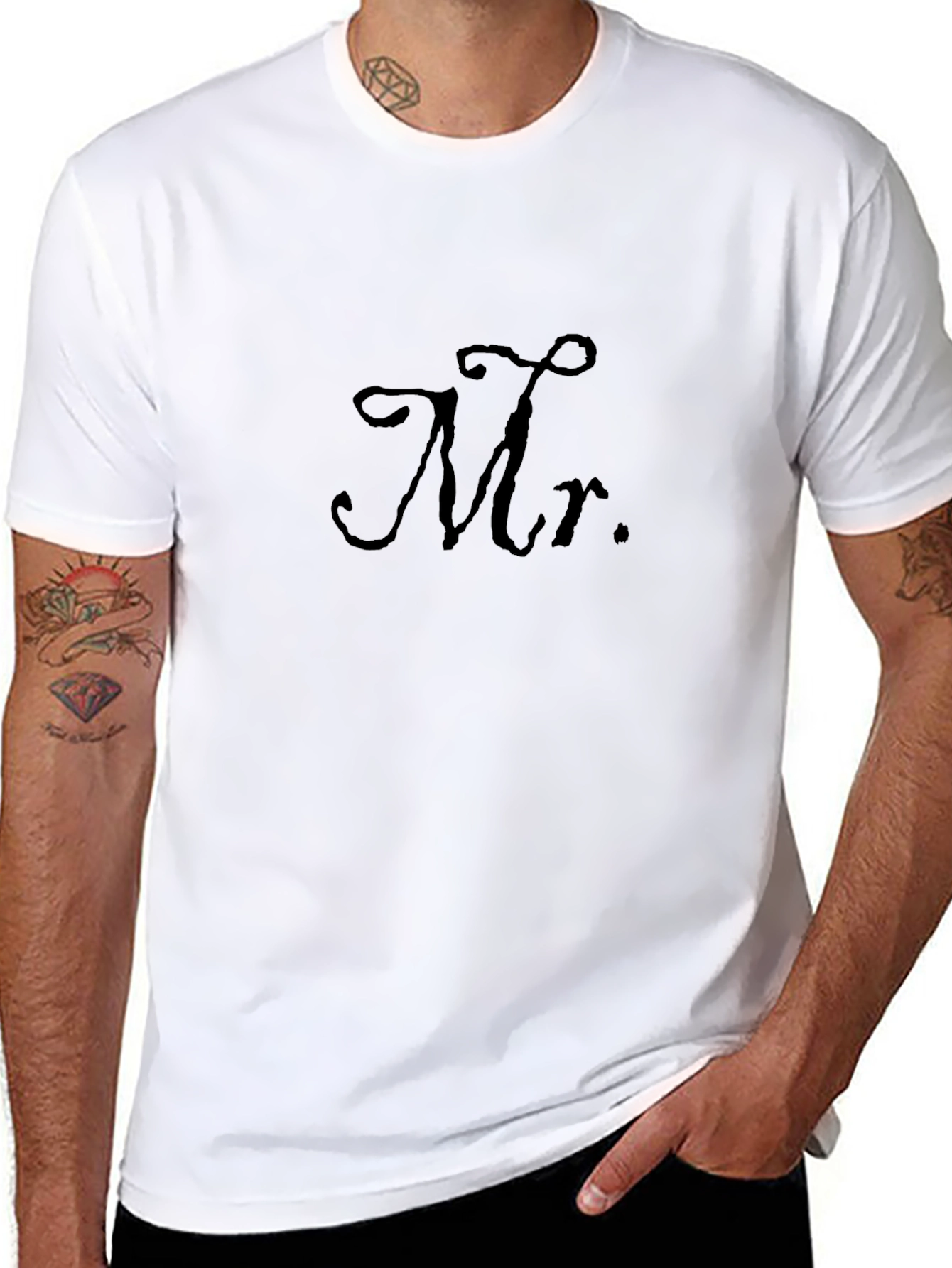 Black Mr. T-Shirt - Classic Black Tee view 8