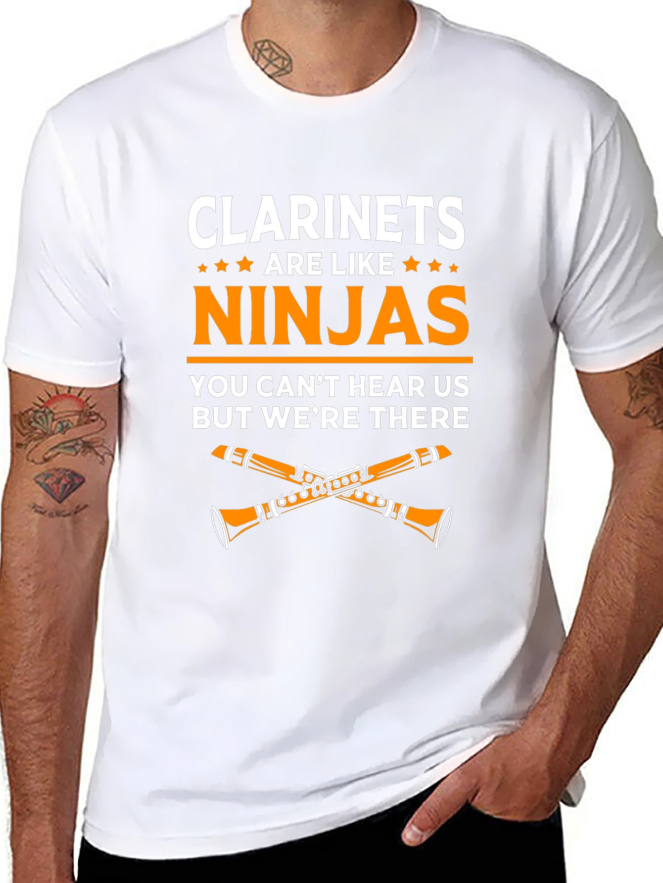 Black Clarinets are Like Ninjas T-Shirt view 8