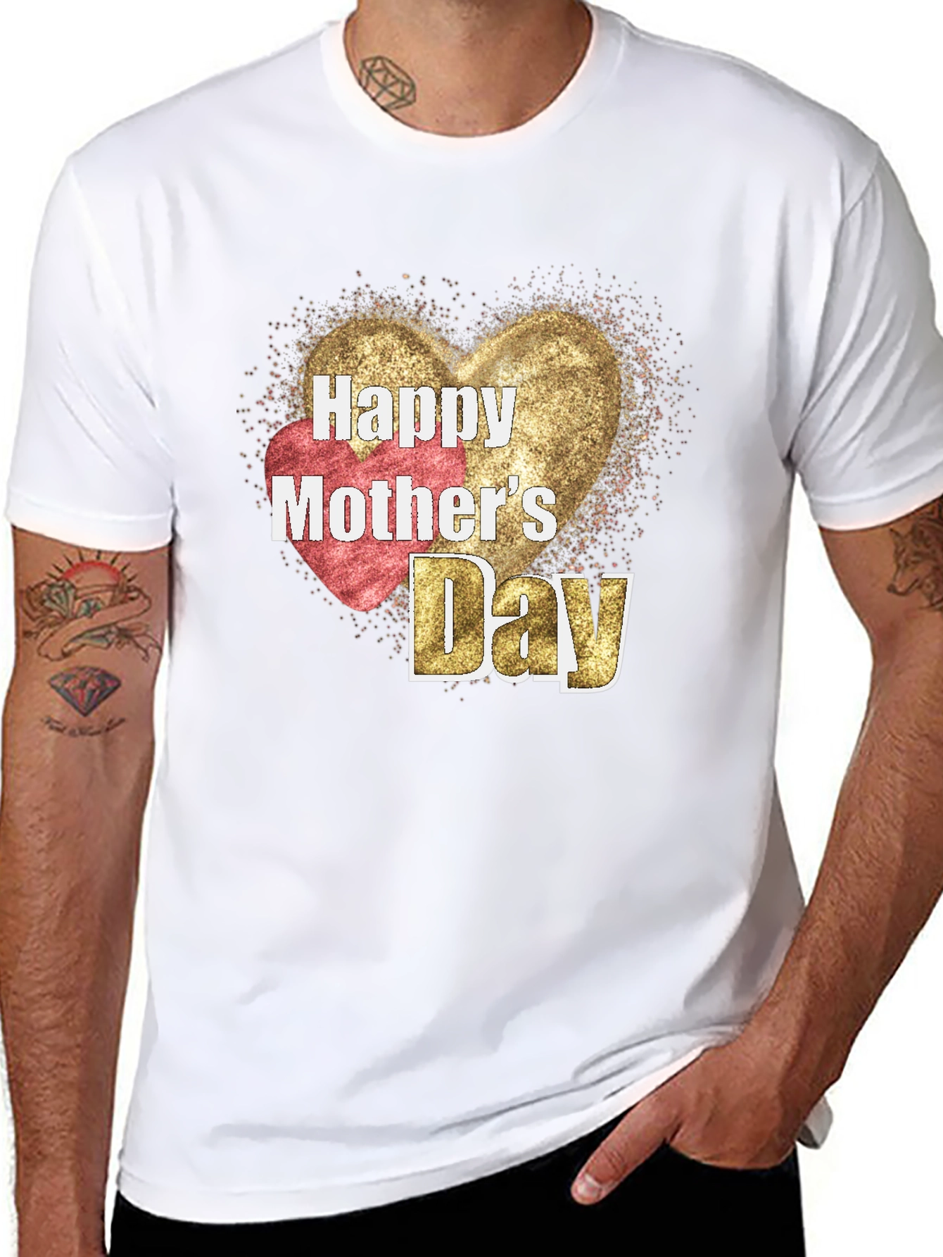 Black Happy Mother's Day Graphic Tee view 8