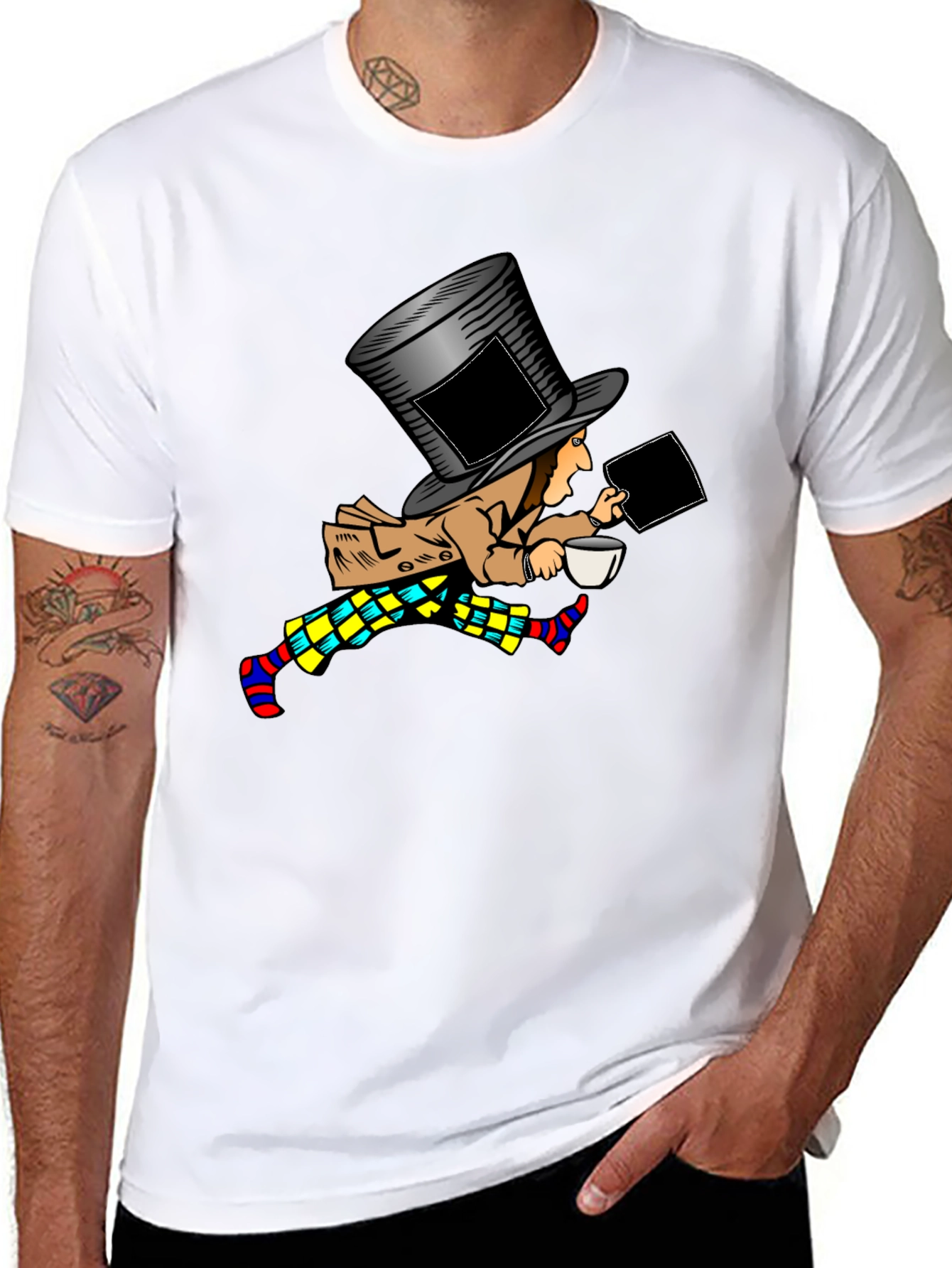 Mad Hatter Graphic Tee - Wonderland Style Shirt - 8