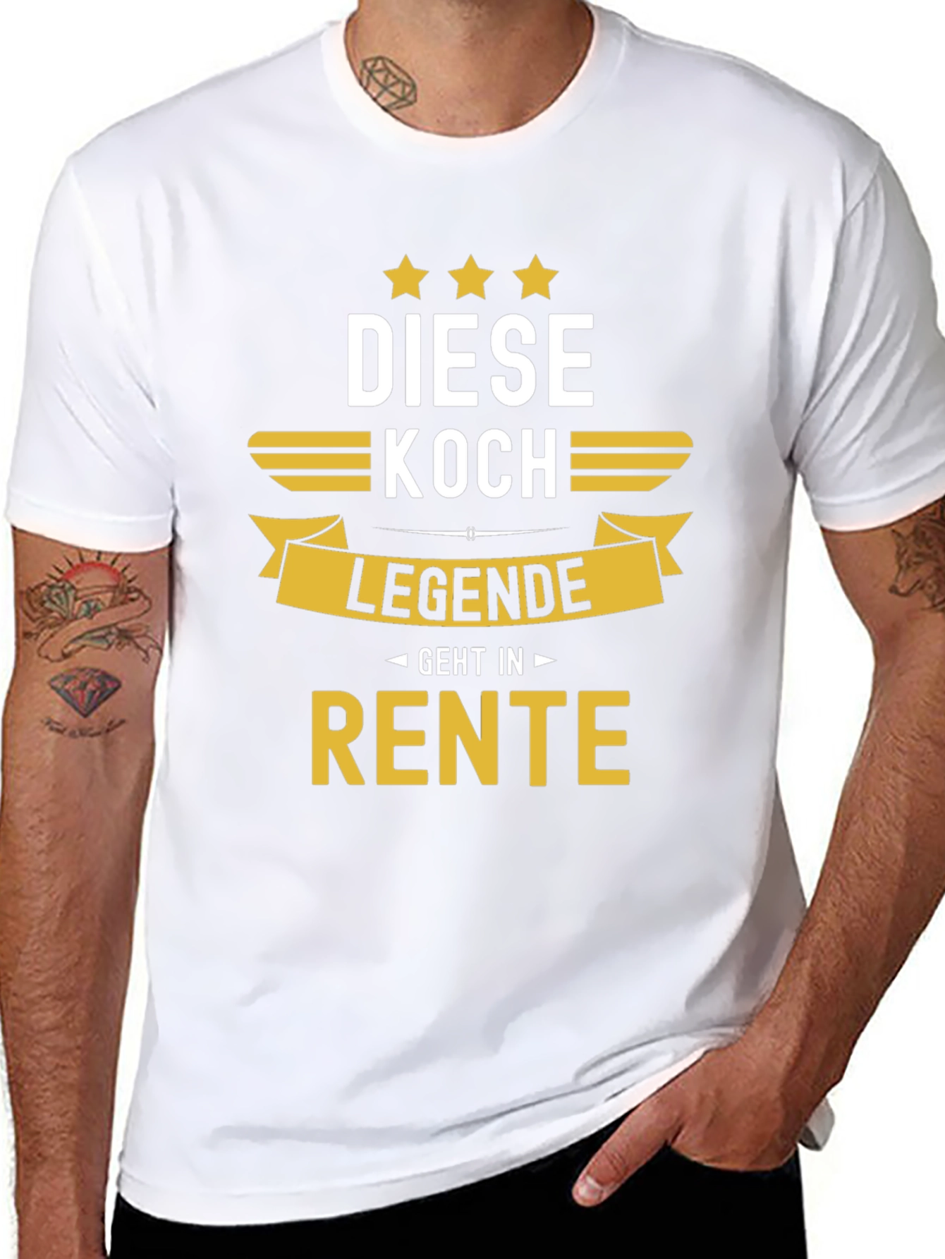Black Diese Koch Legende Geht In Rente - Chef Retirement T-Shirt view 8