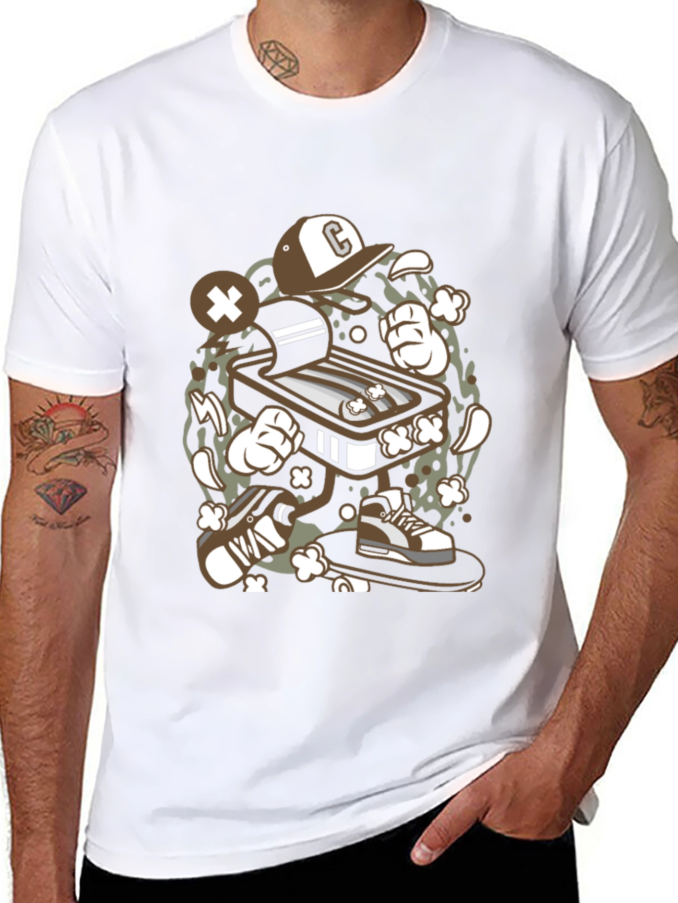 Cool Retro Arcade Game T-Shirt - 8