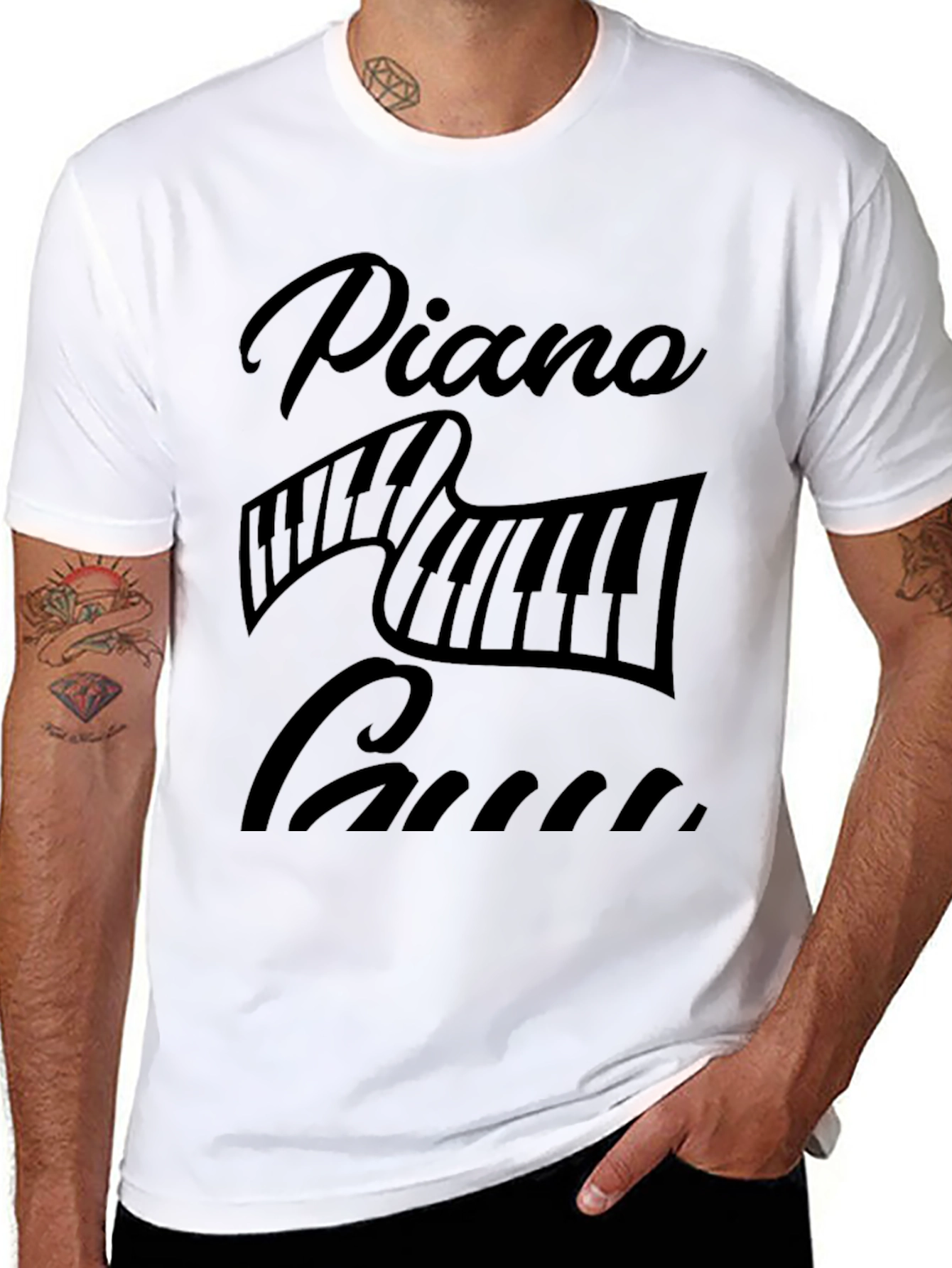 Black Piano Guys Graphic T-Shirt - Stylish Music Lover Tee view 8
