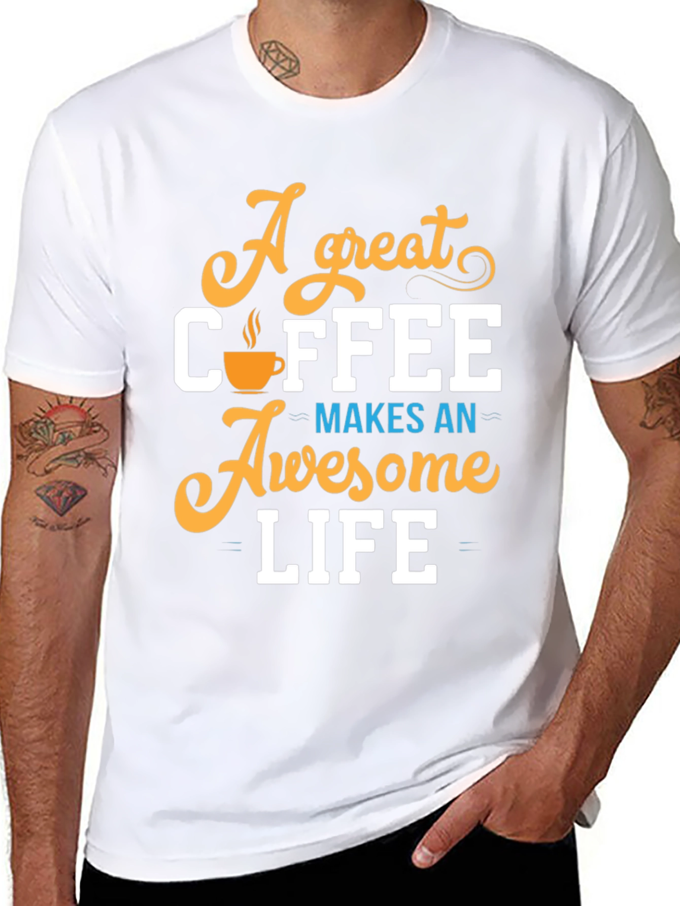 A Great Coffee Makes An Awesome Life T-Shirt - 8