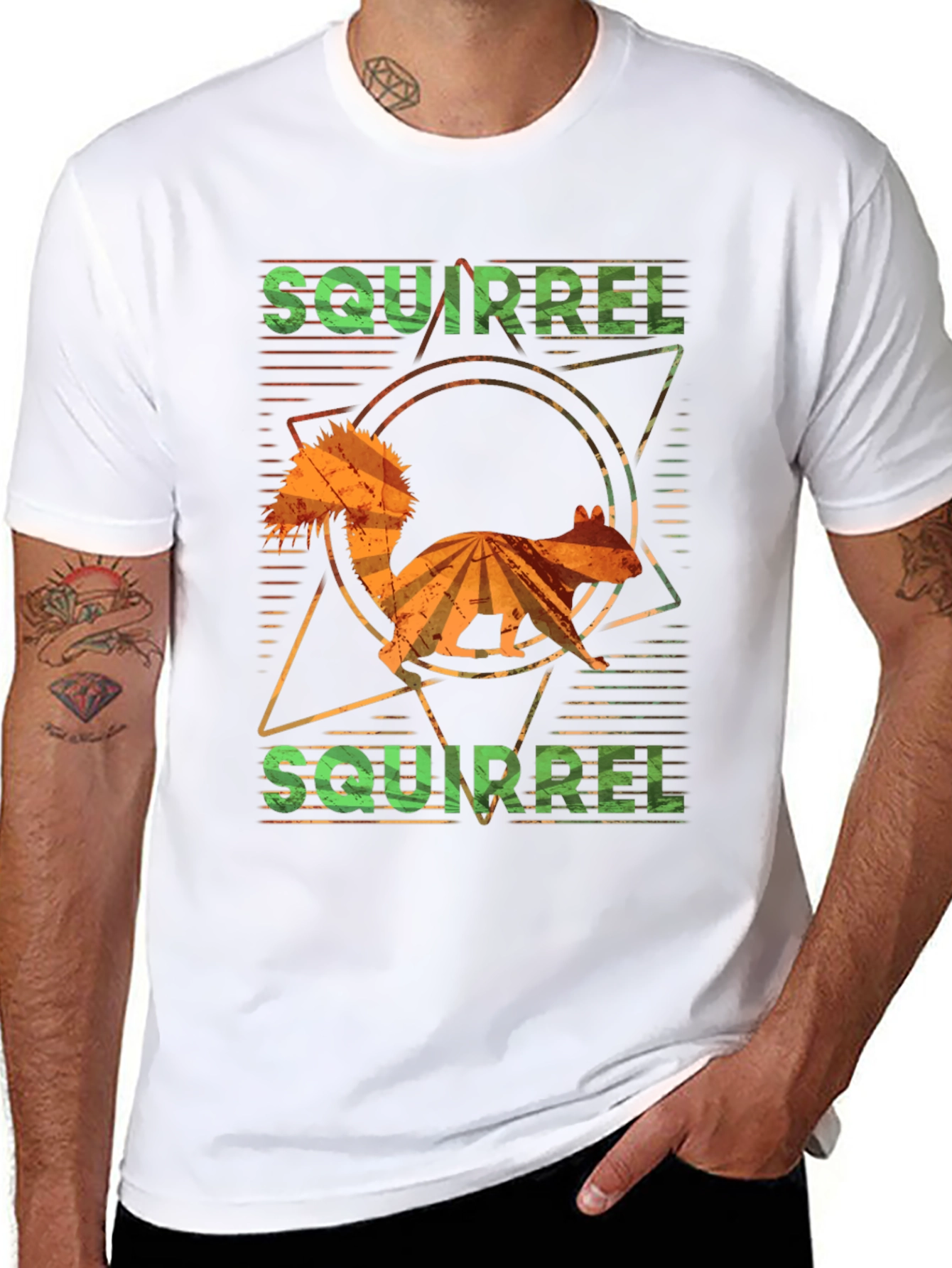 Black Squirrel Graphic Tee - Unique Design view 8