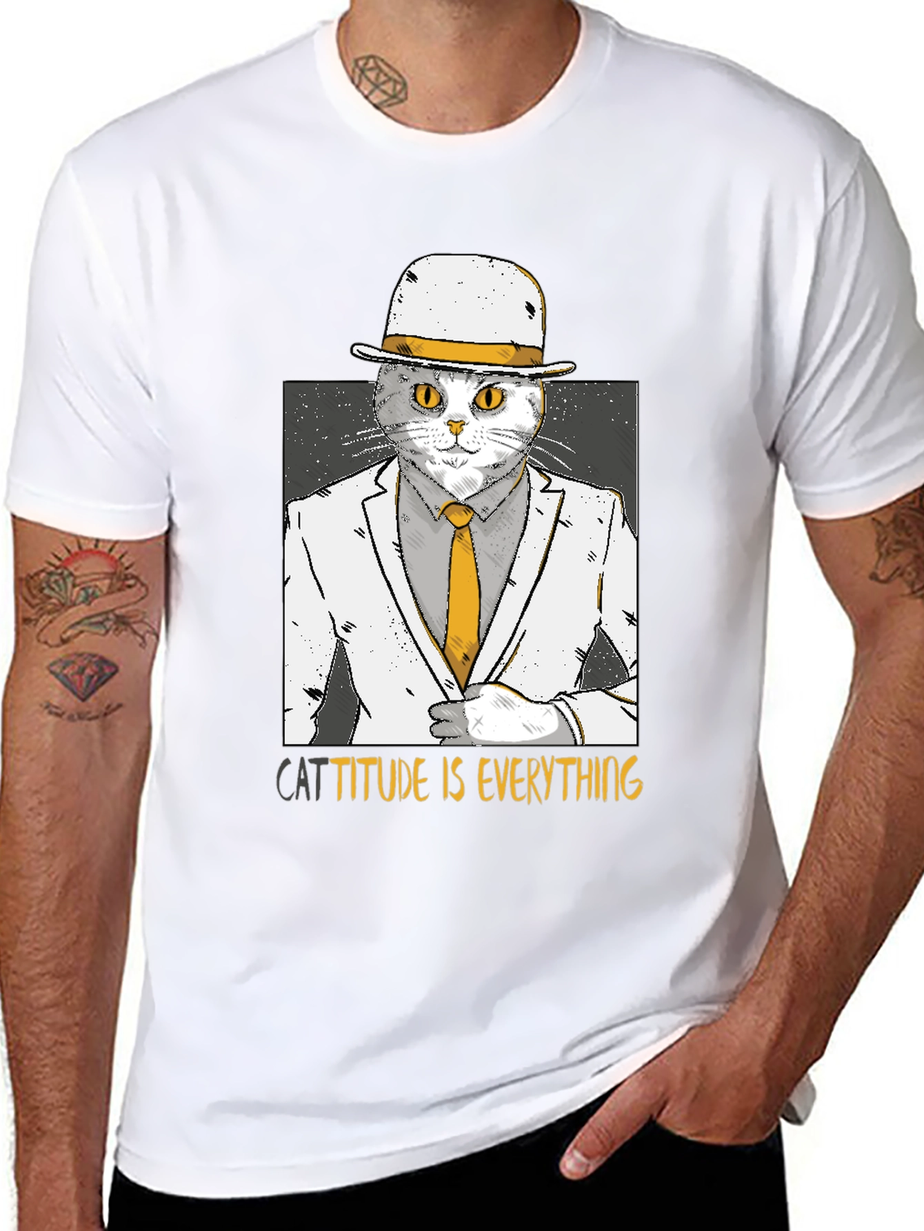 Cat-titude T-Shirt - 8