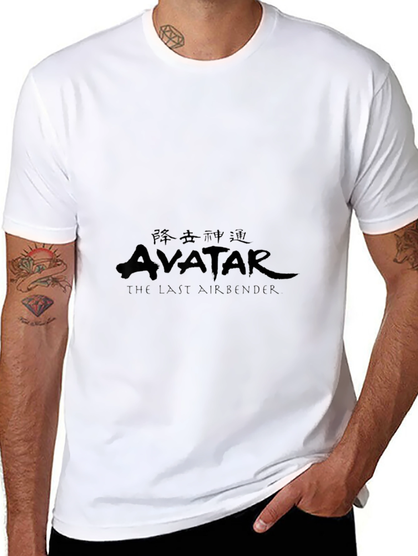 Black Avatar: The Last Airbender Black T-Shirt view 8