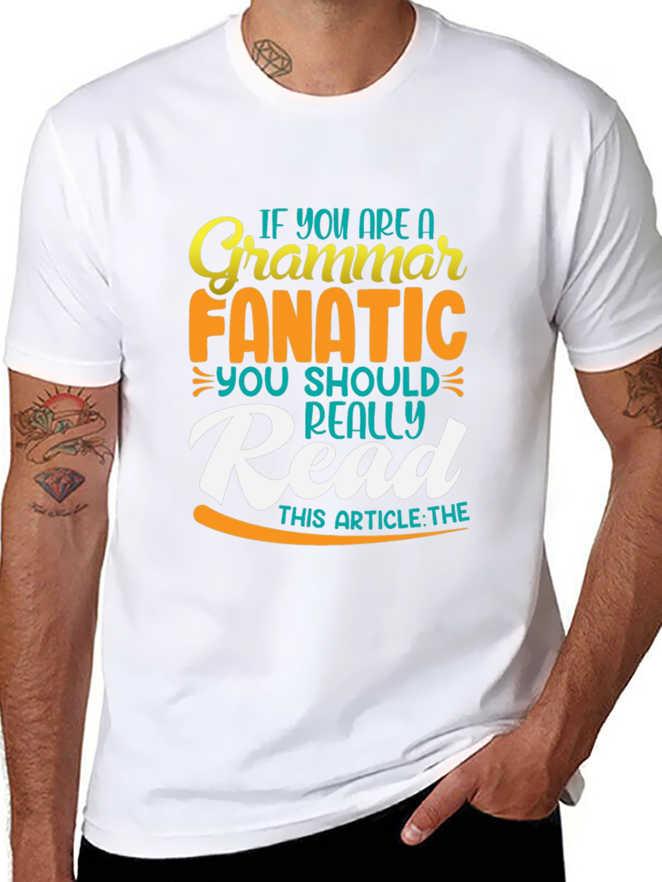 Grammar Fanatic T-Shirt - Read This Article - 8