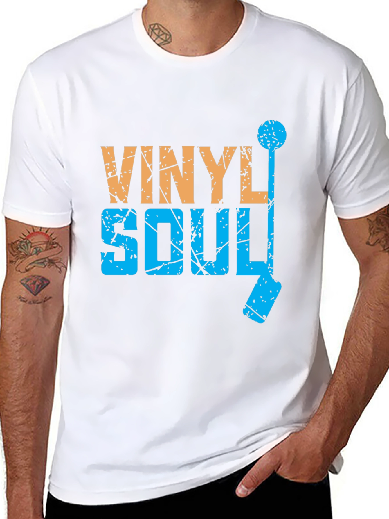Black Vinyl Soul Graphic T-Shirt view 8