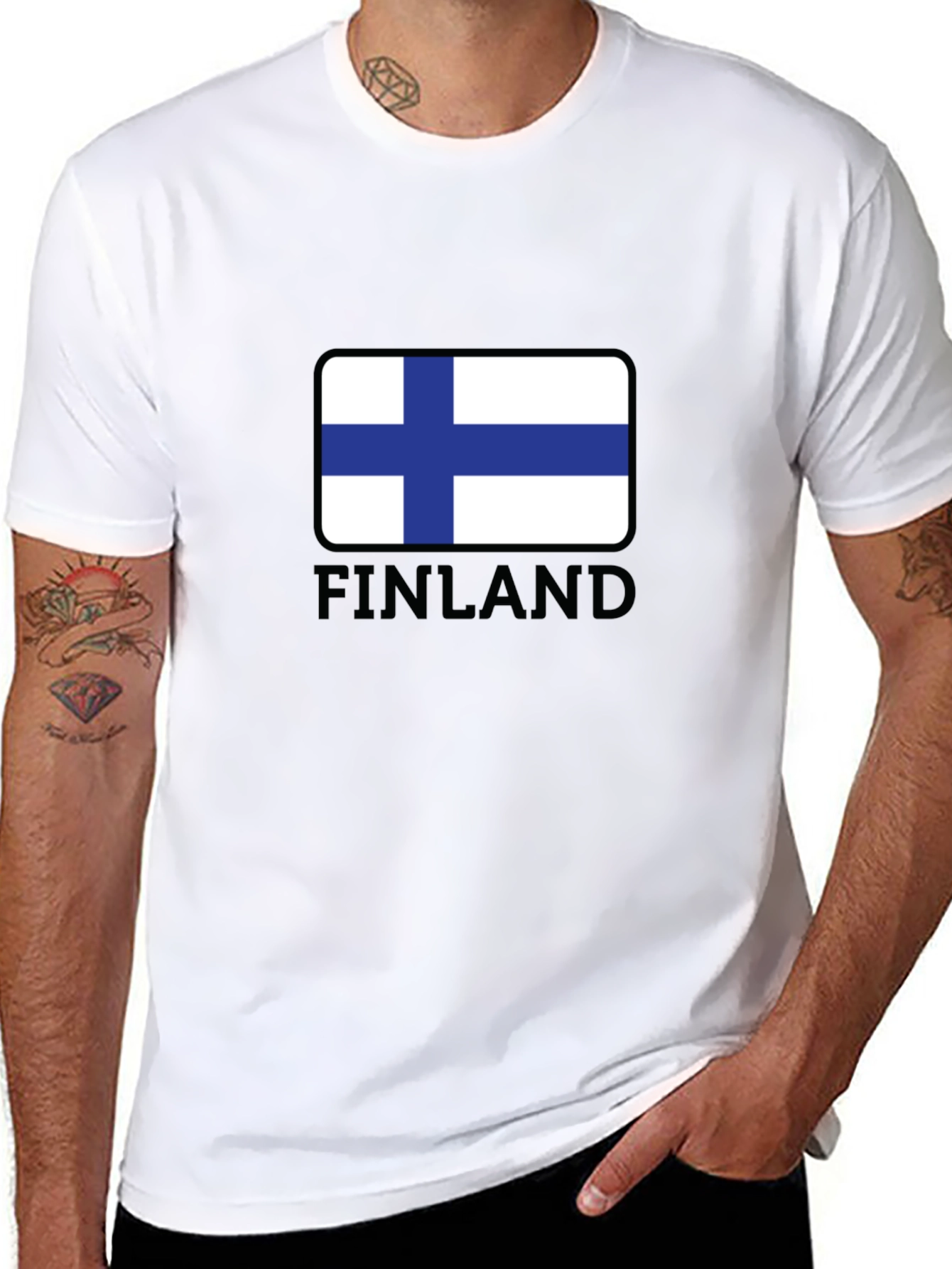 Finland Flag T-Shirt - Patriotic Finnish Pride Tee - 8