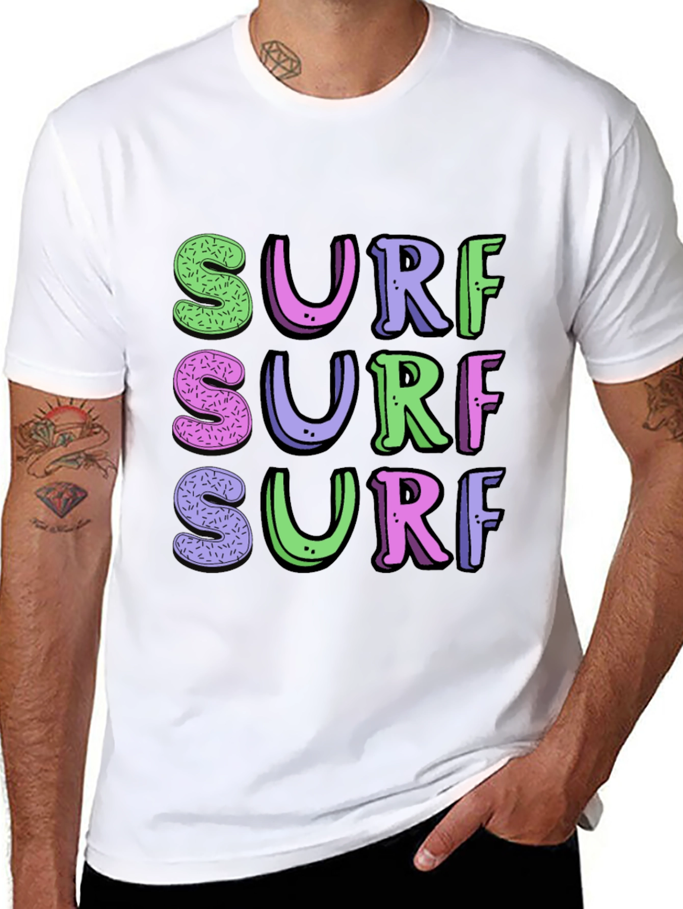 Surf Graphic Tee - Summer Vibes - 8