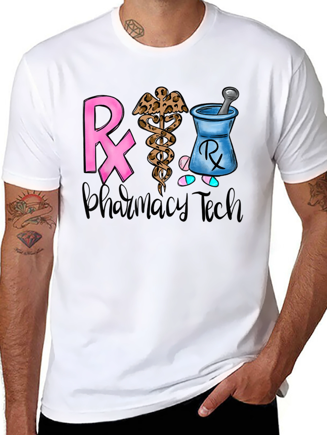 Black Pharmacy Tech T-Shirt view 8