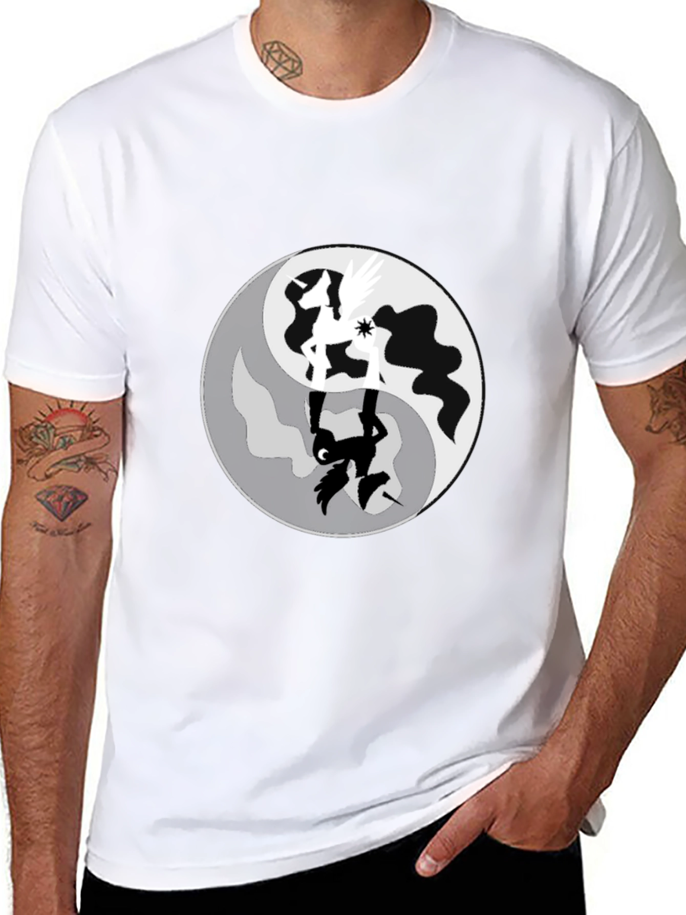 Yin Yang Pony T-Shirt - Balance of Harmony - 8