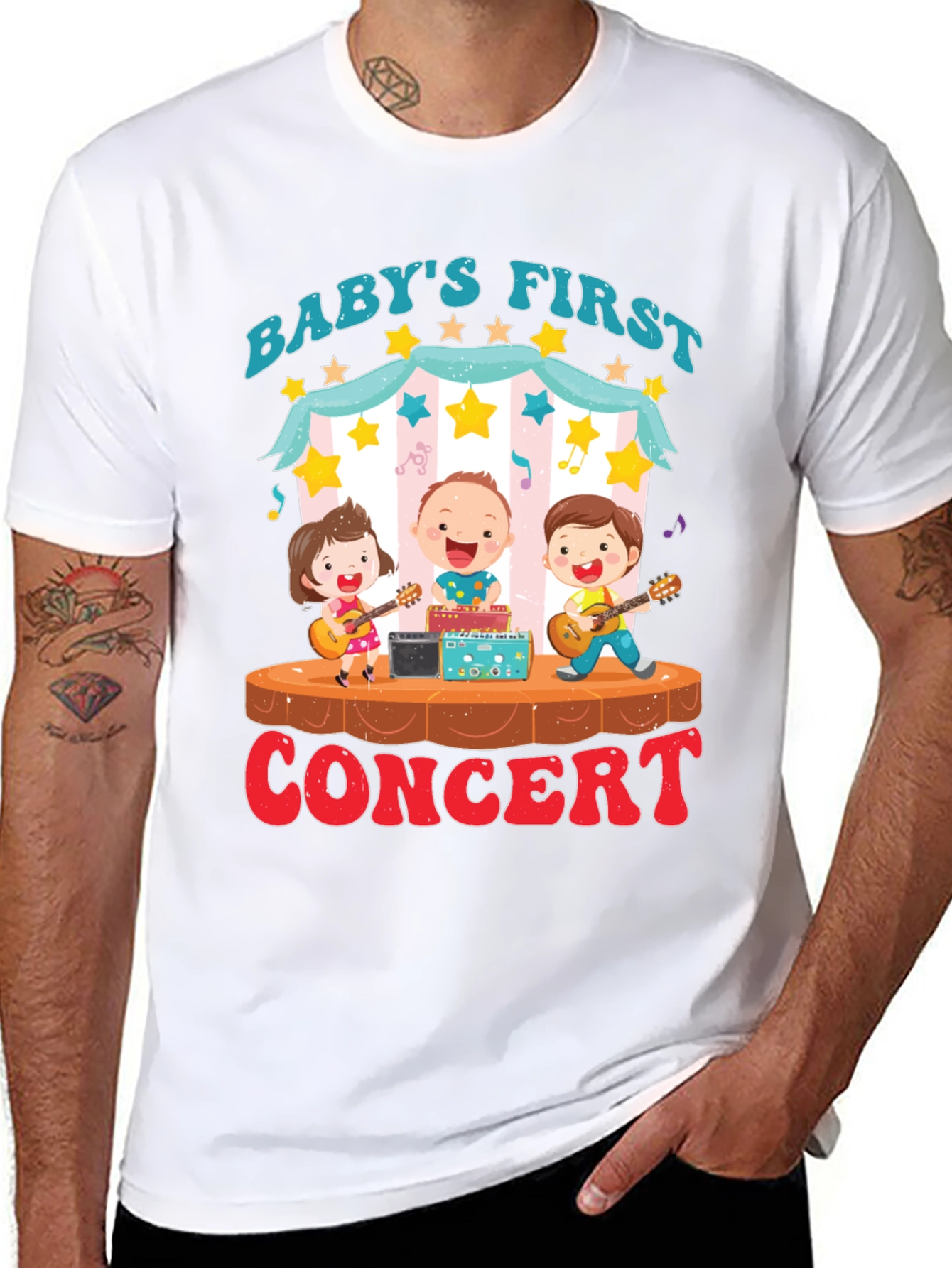 Black Baby's First Concert Graphic Tee view 8