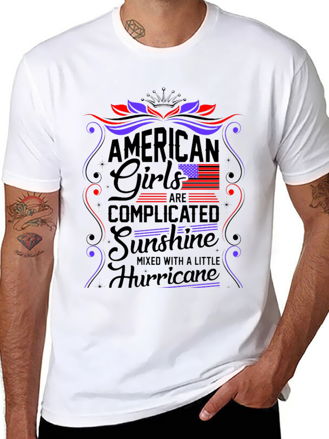 Black American Girls T-Shirt view 8