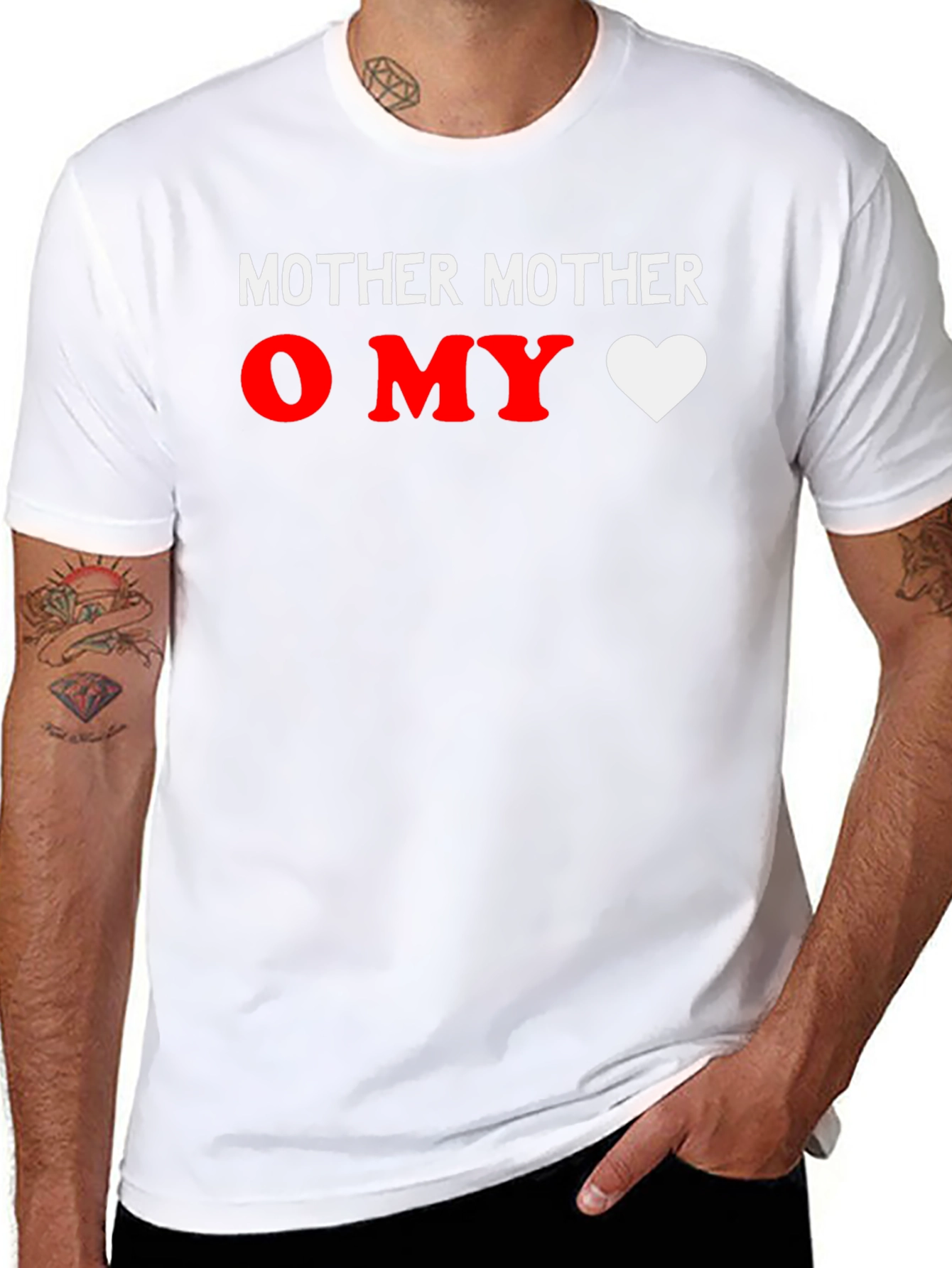 Black Mother Mother O MY Heart T-Shirt view 8