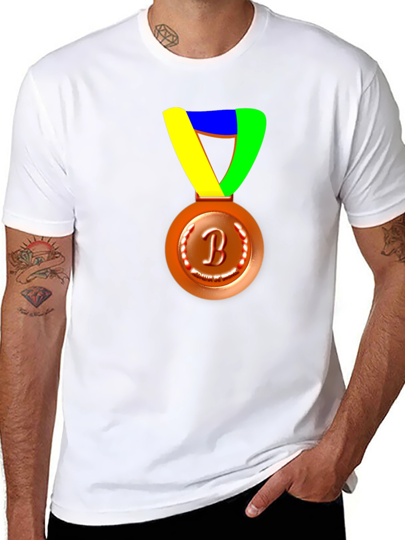 Bronze Medal T-Shirt - Achievement Award Tee - 8