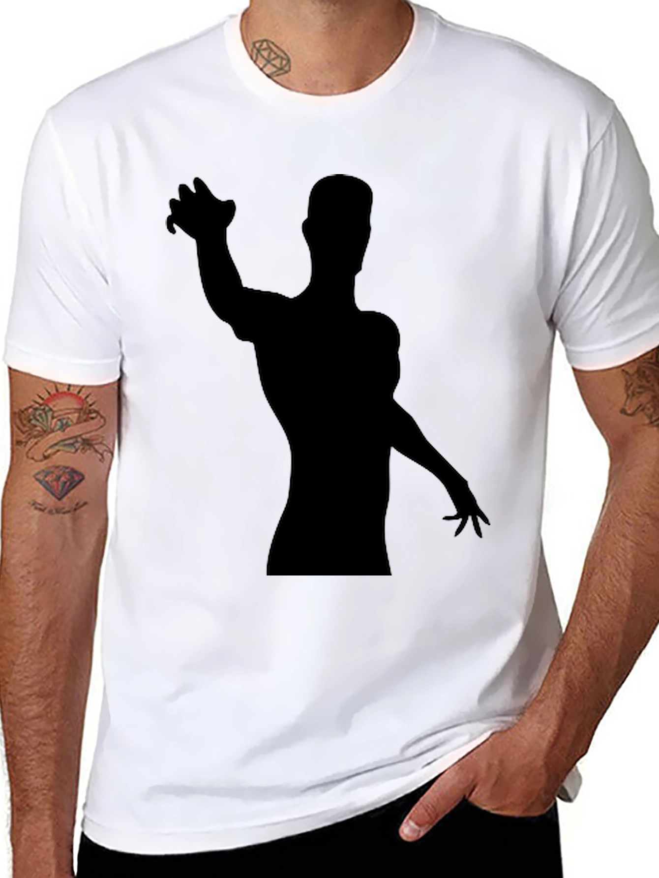 Black Zombie Graphic Black T-Shirt - Halloween Ready! view 8