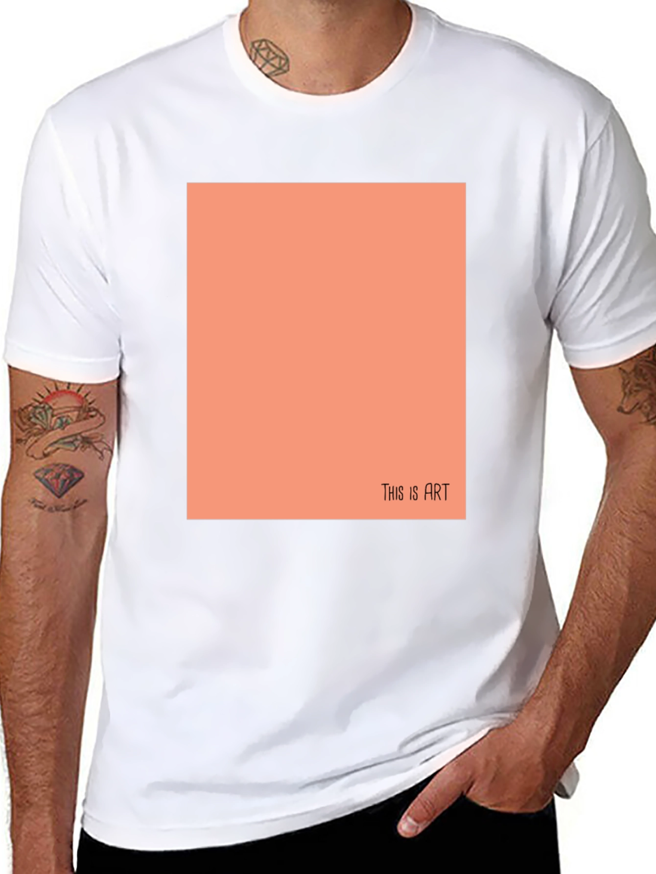 Modern "This is Art" Graphic Tee - 8