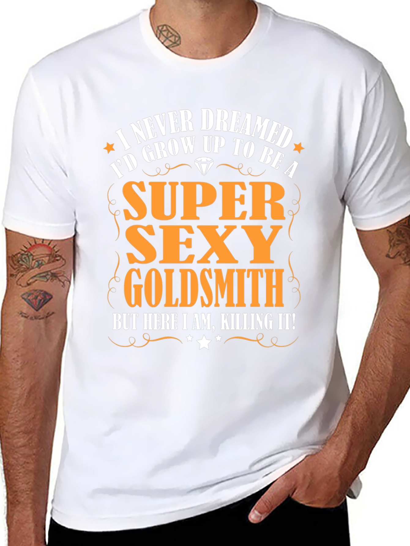 Black Super Sexy Goldsmith T-Shirt view 8