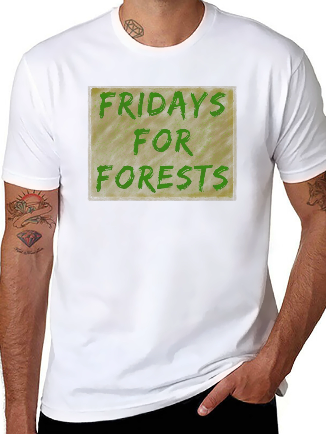 Black Fridays for Forests Graphic T-Shirt - Black view 8