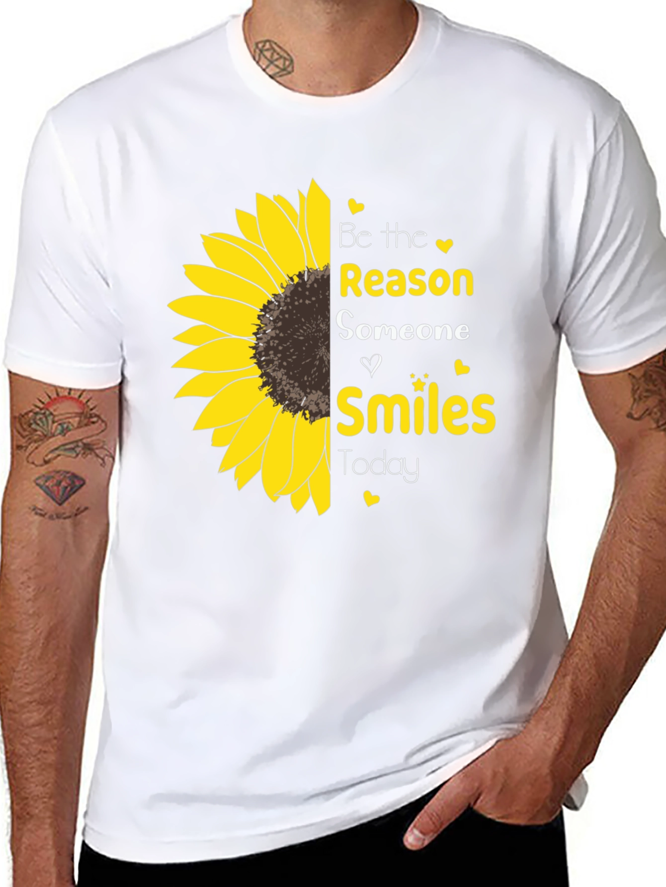Black Sunflower Smiles Graphic Tee - Spread Joy view 8