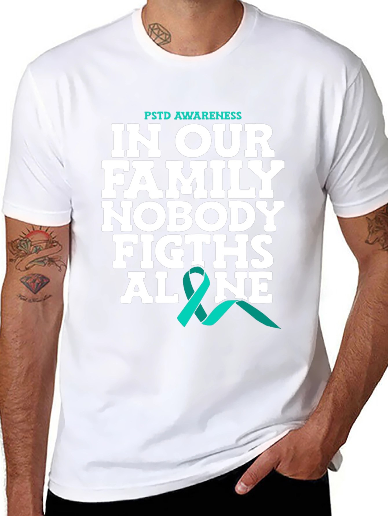 PTSD Awareness Family Support T-Shirt - 8