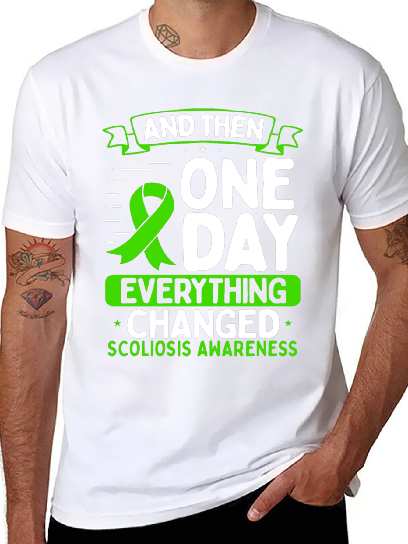 Scoliosis Awareness T-Shirt - Everything Changed - 8