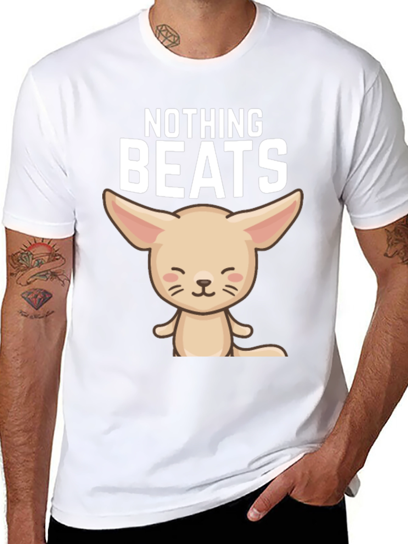 Black Cute Fennec Fox T-Shirt: Nothing Beats It! view 8