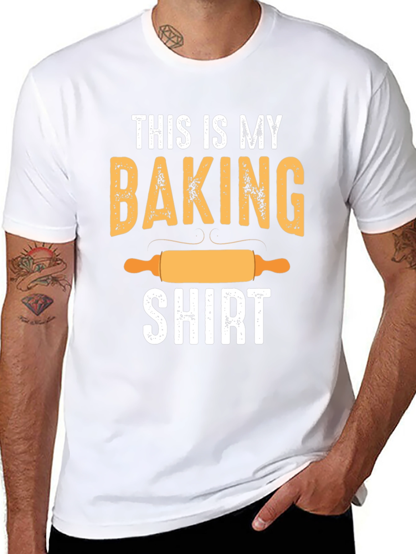 Black This Is My Baking Shirt - Funny Baker Tee view 8