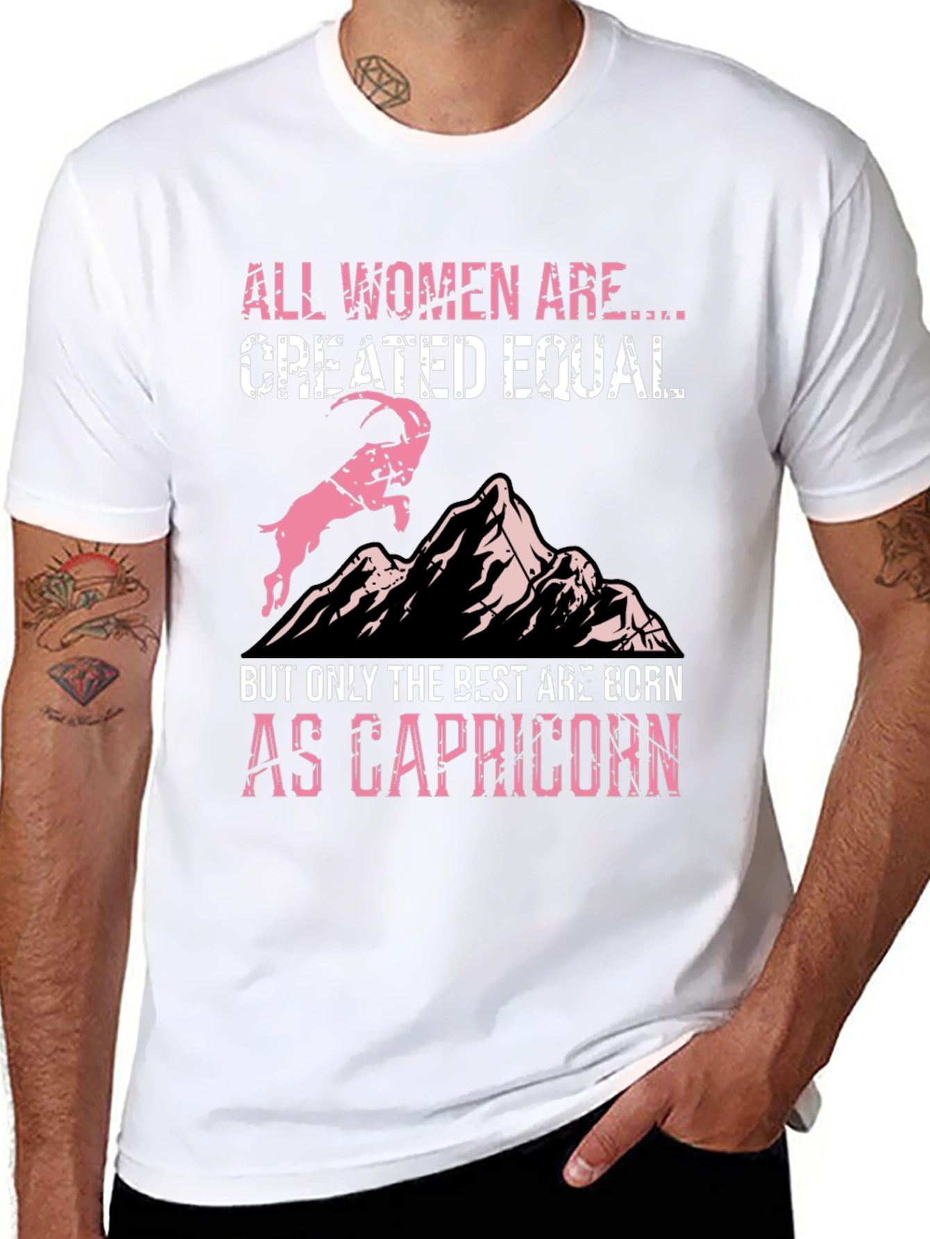 Capricorn Women's Graphic Tee - Zodiac Birthday Shirt - 8