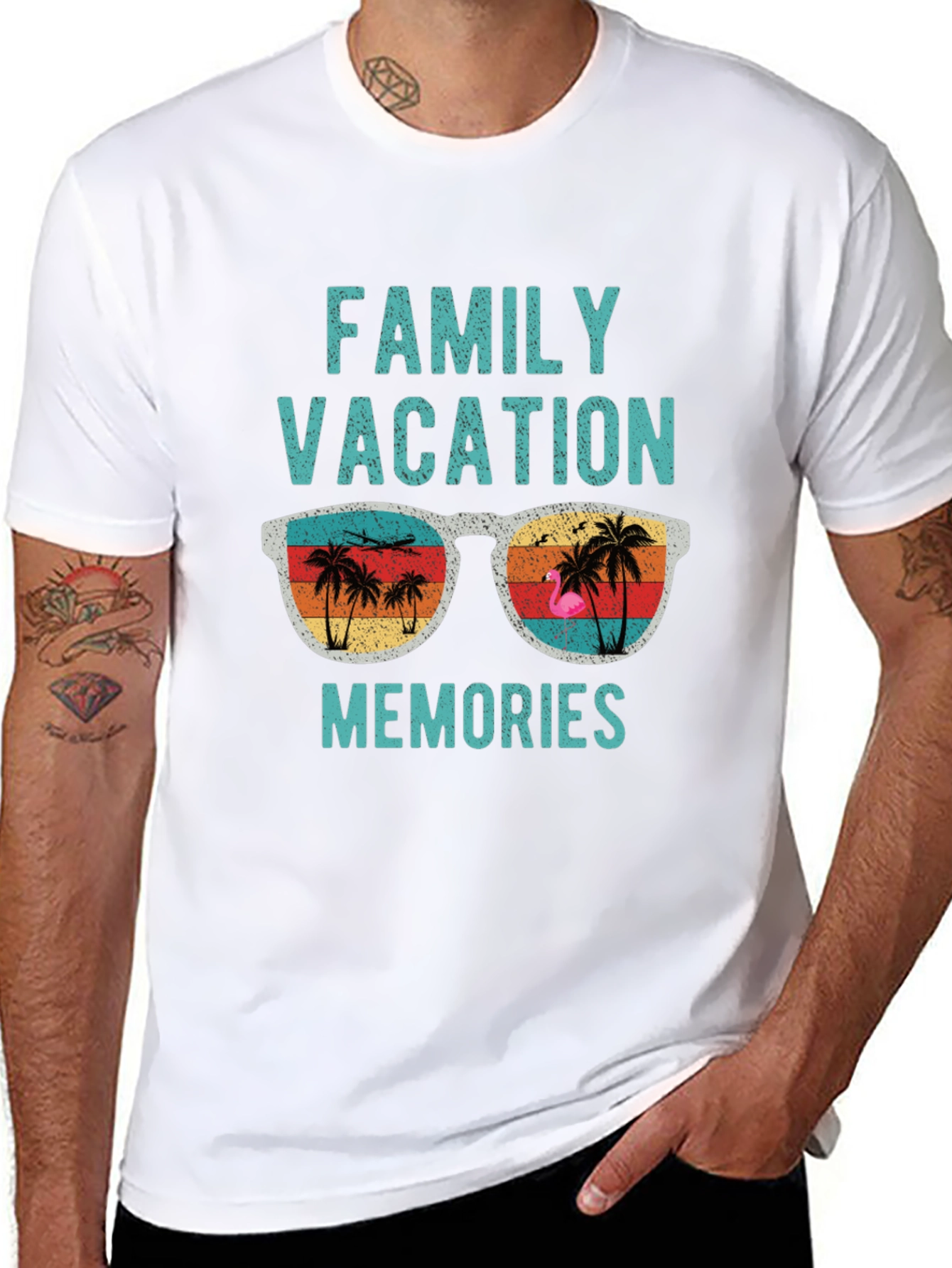 Family Vacation Memories Graphic Tee - 8