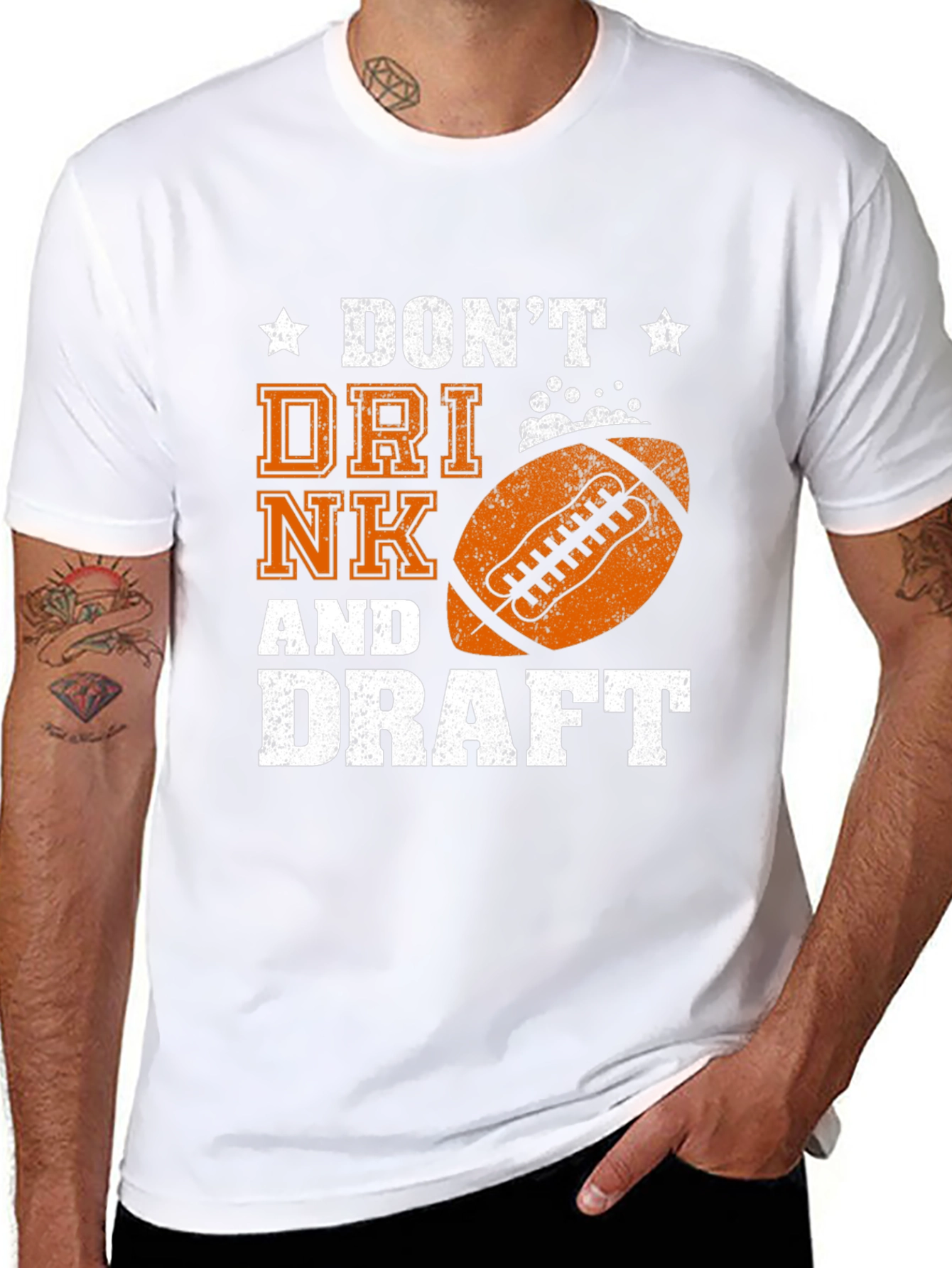 Black Don't Drink & Draft Graphic Tee view 8