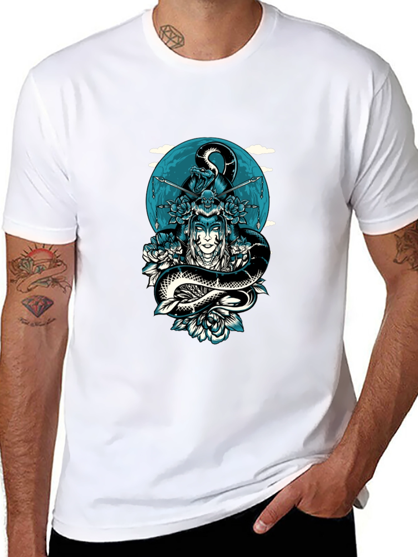 Black Snake Queen Graphic Tee - Unique Design view 8