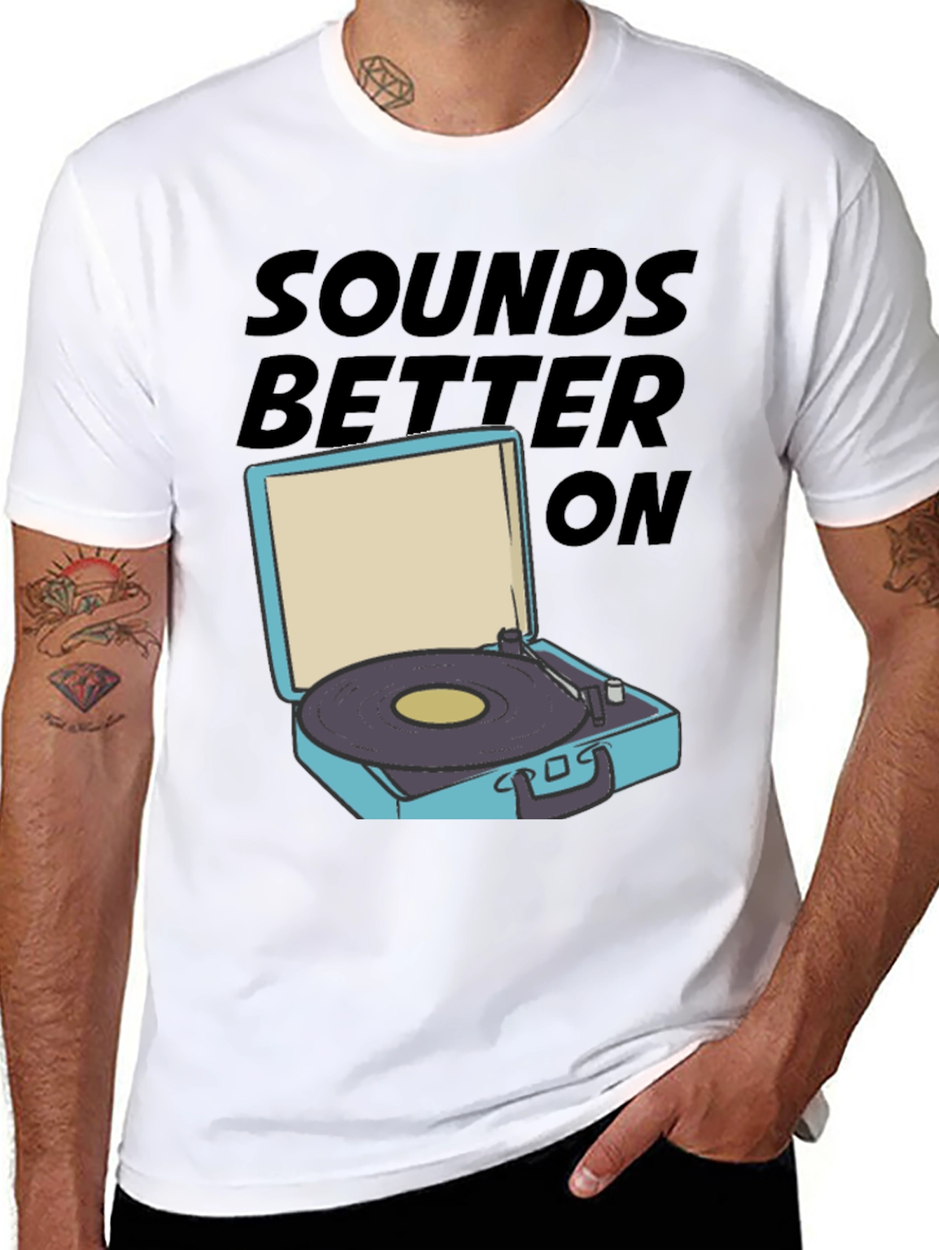 Black Sounds Better On T-Shirt view 8