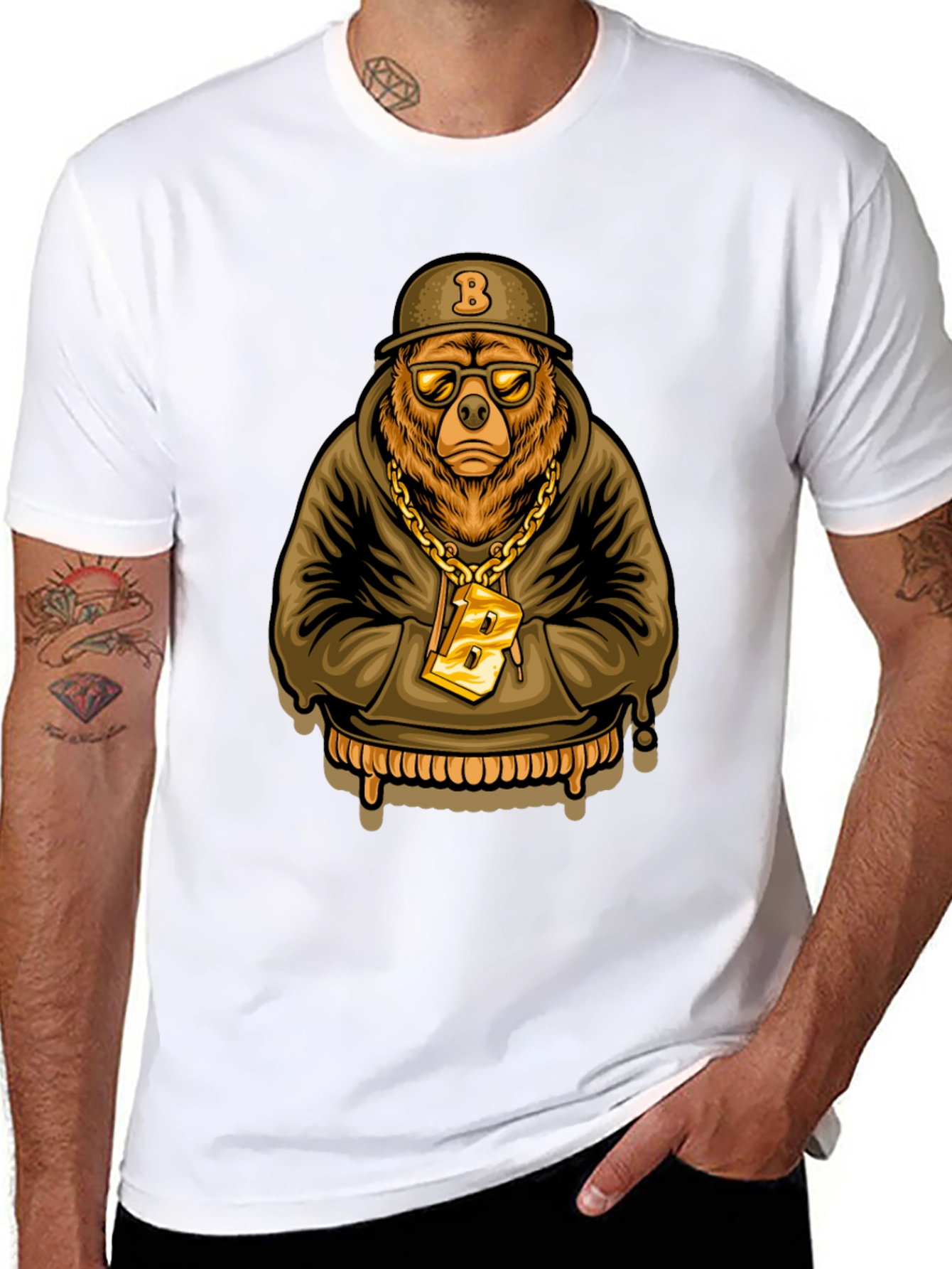 Cool Bear Graphic T-Shirt - 8