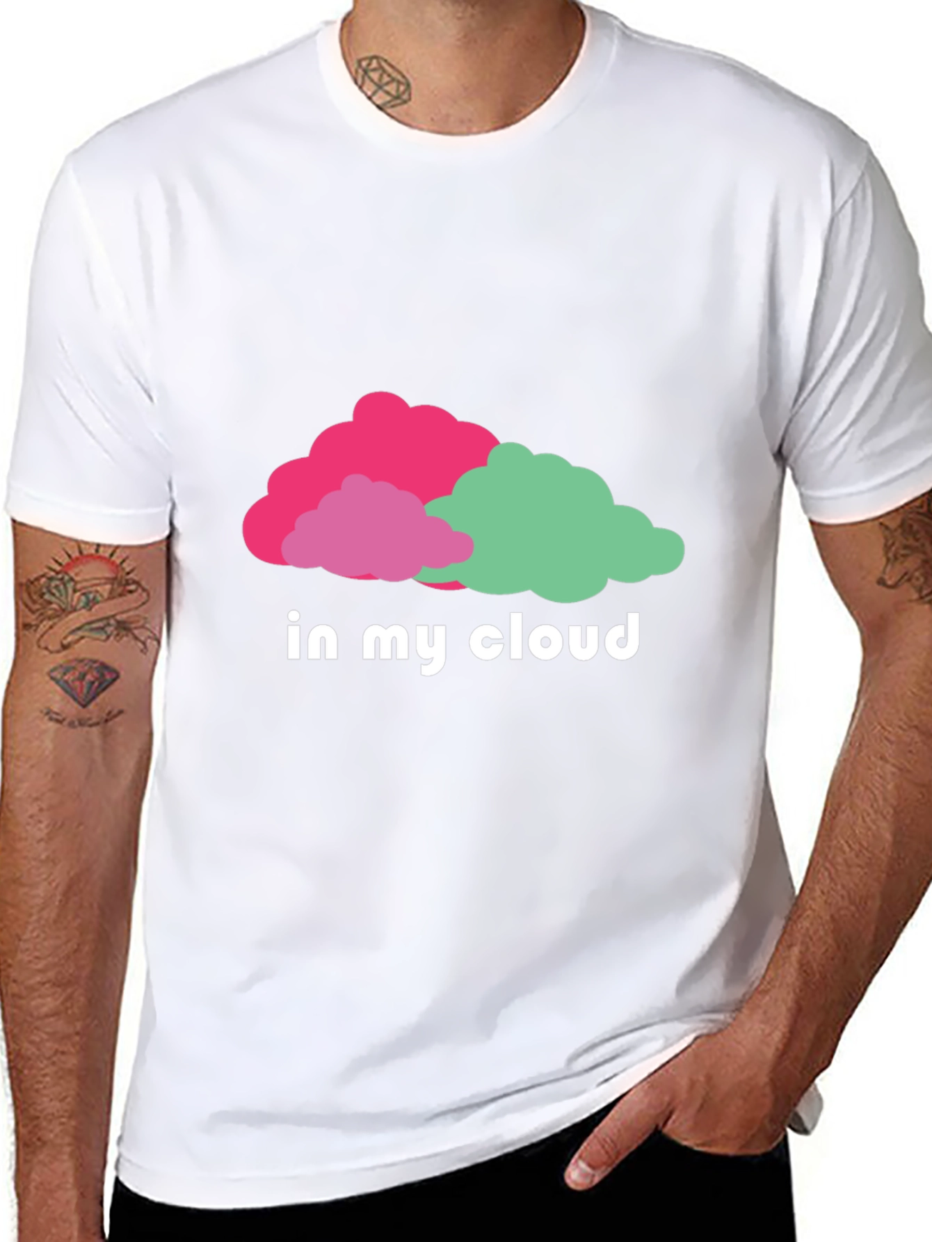 Black In My Cloud Graphic Tee - Fun & Stylish T-Shirt view 8