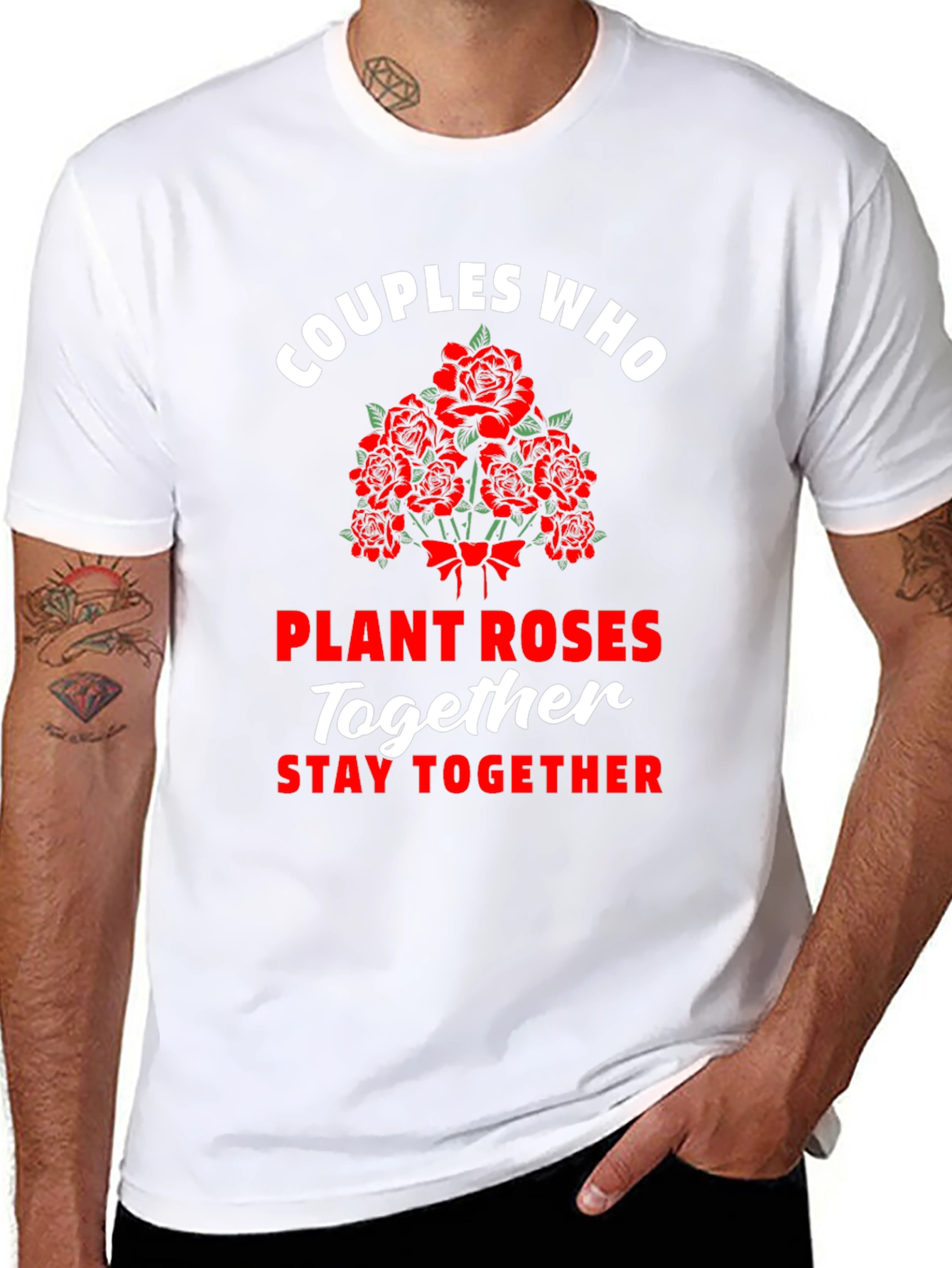 Black Couples Who Plant Roses T-Shirt view 8