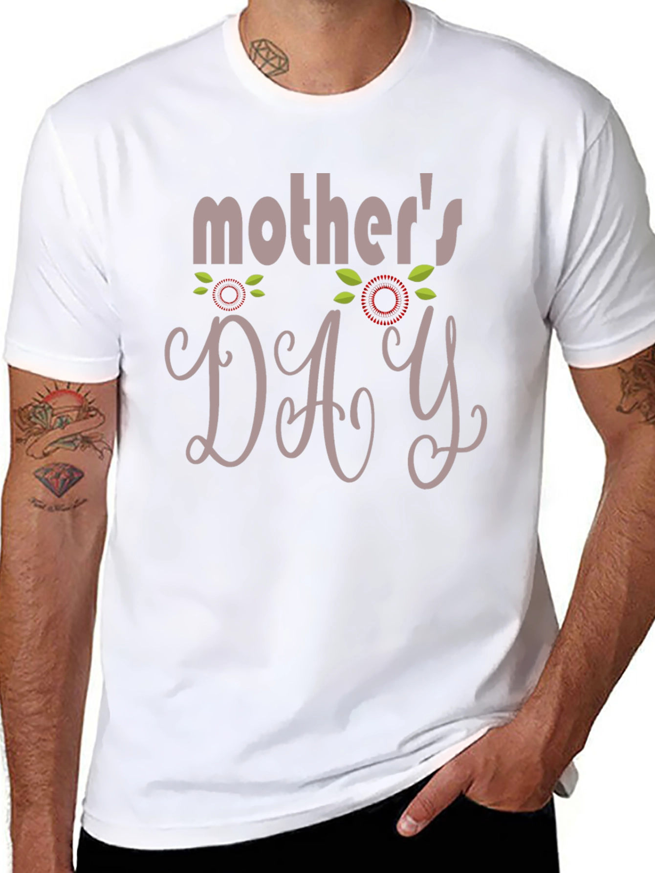 Black Mother's Day T-Shirt - Graphic Tee view 8