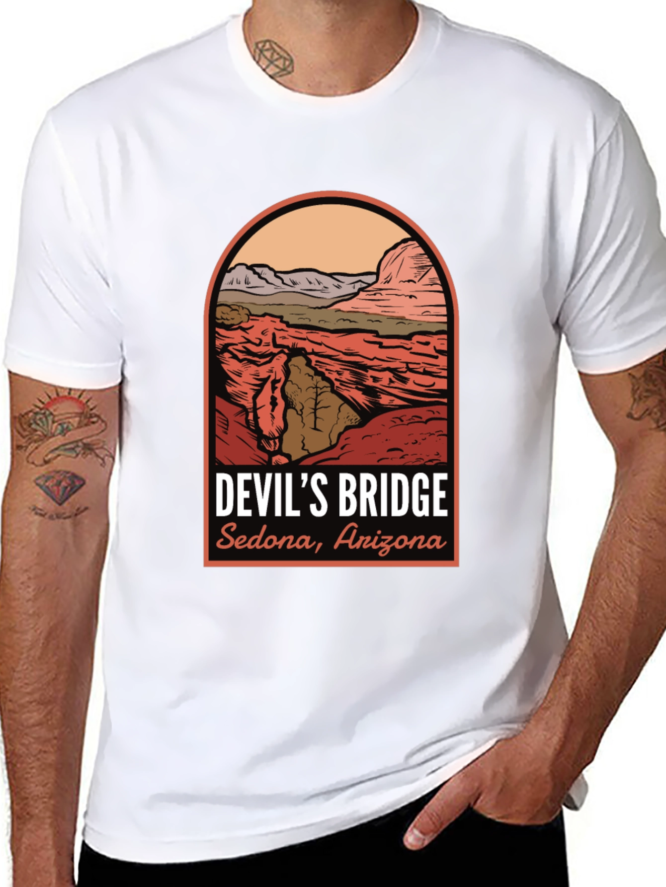 Devil's Bridge Arizona Graphic Tee - Sedona Adventure Shirt - 8