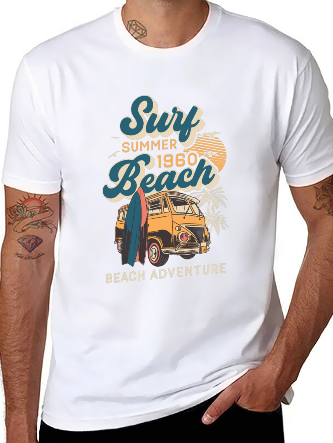 Surf Beach Adventure T-Shirt - Summer 1960 - 8
