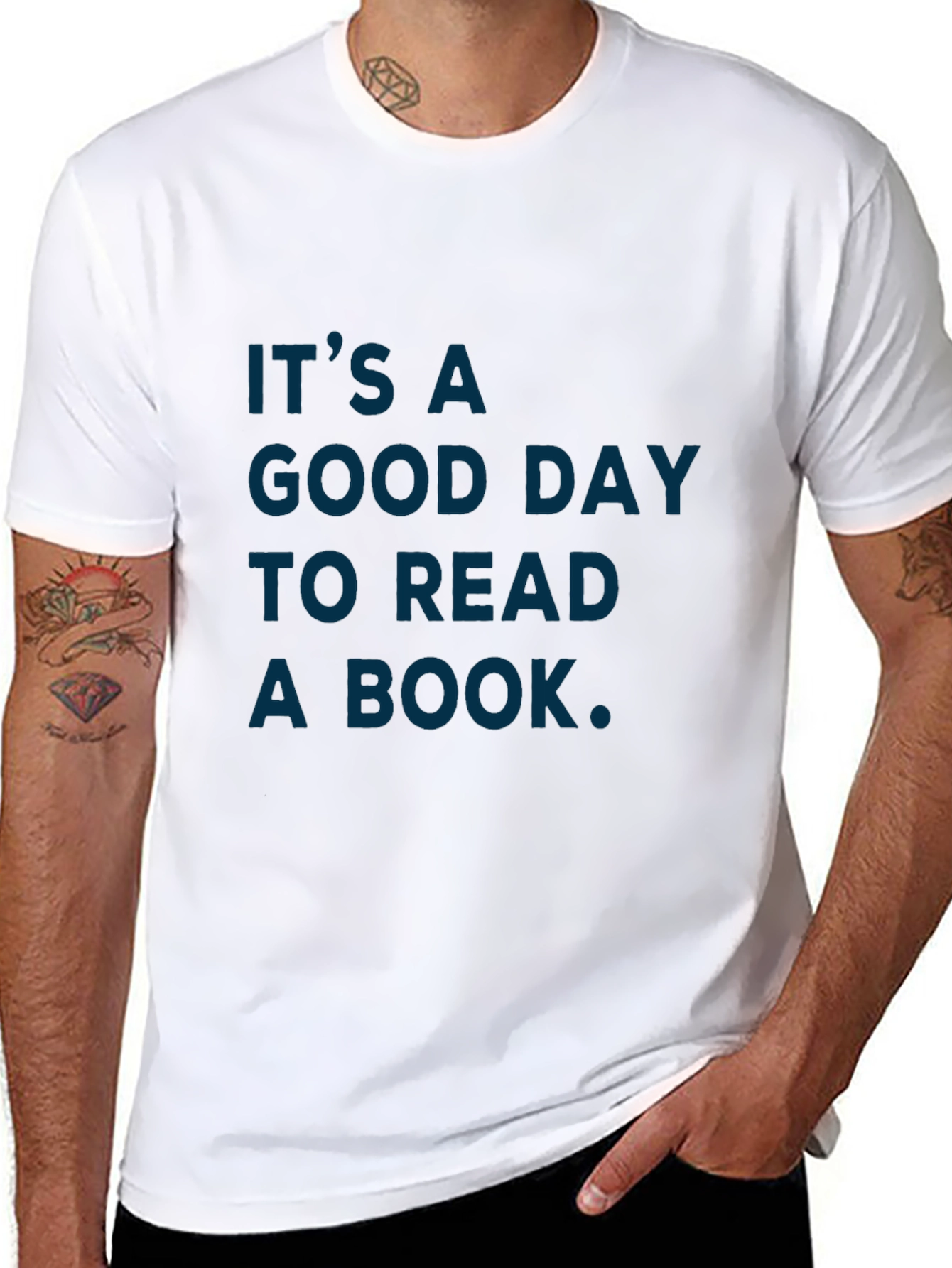 Black It's a Good Day to Read a Book T-Shirt view 8