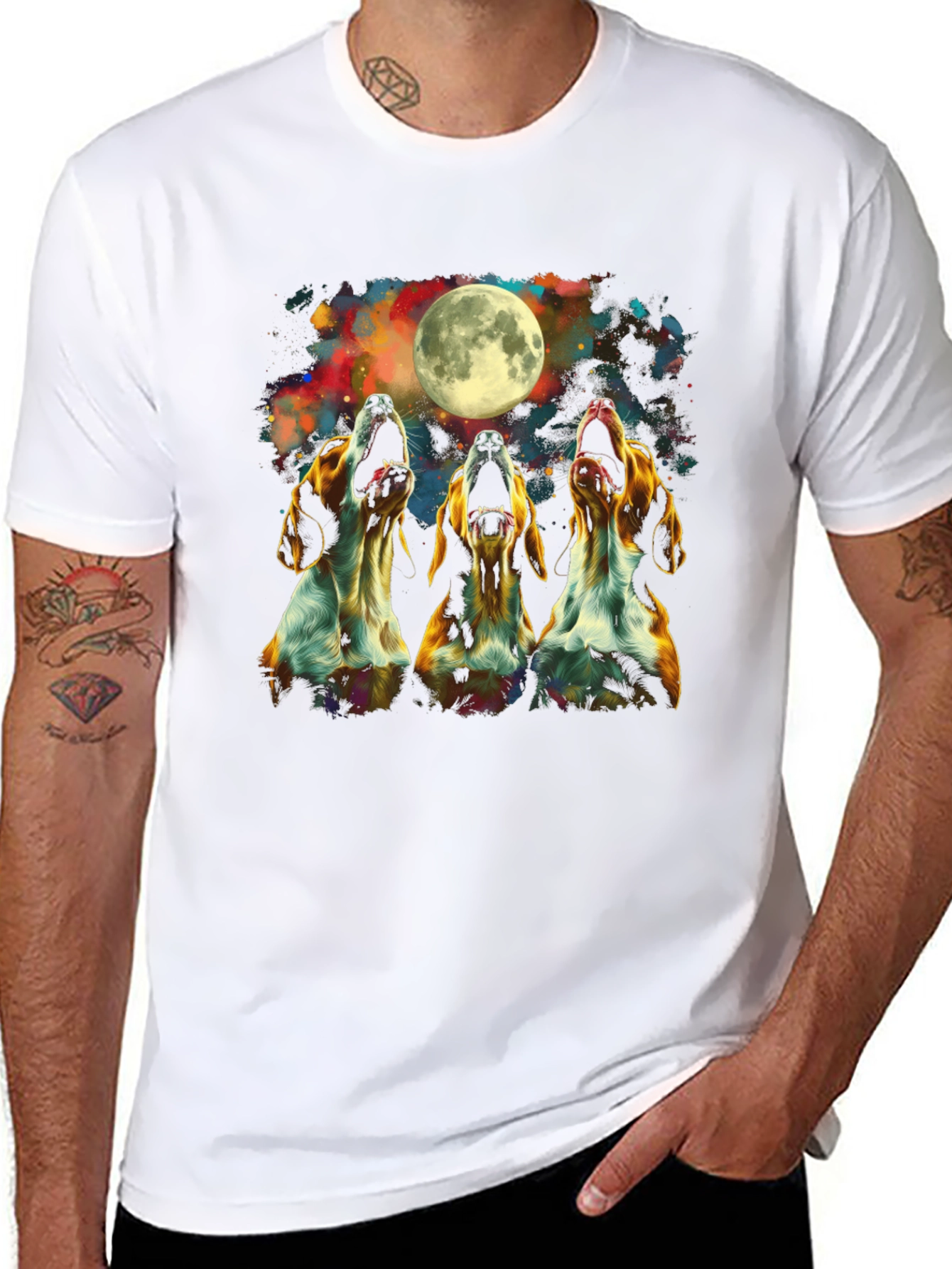 Howling Hounds Moon T-Shirt - 8