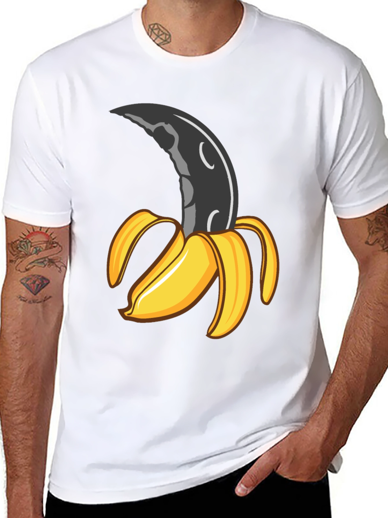 Black Banana Moon Graphic Tee view 8