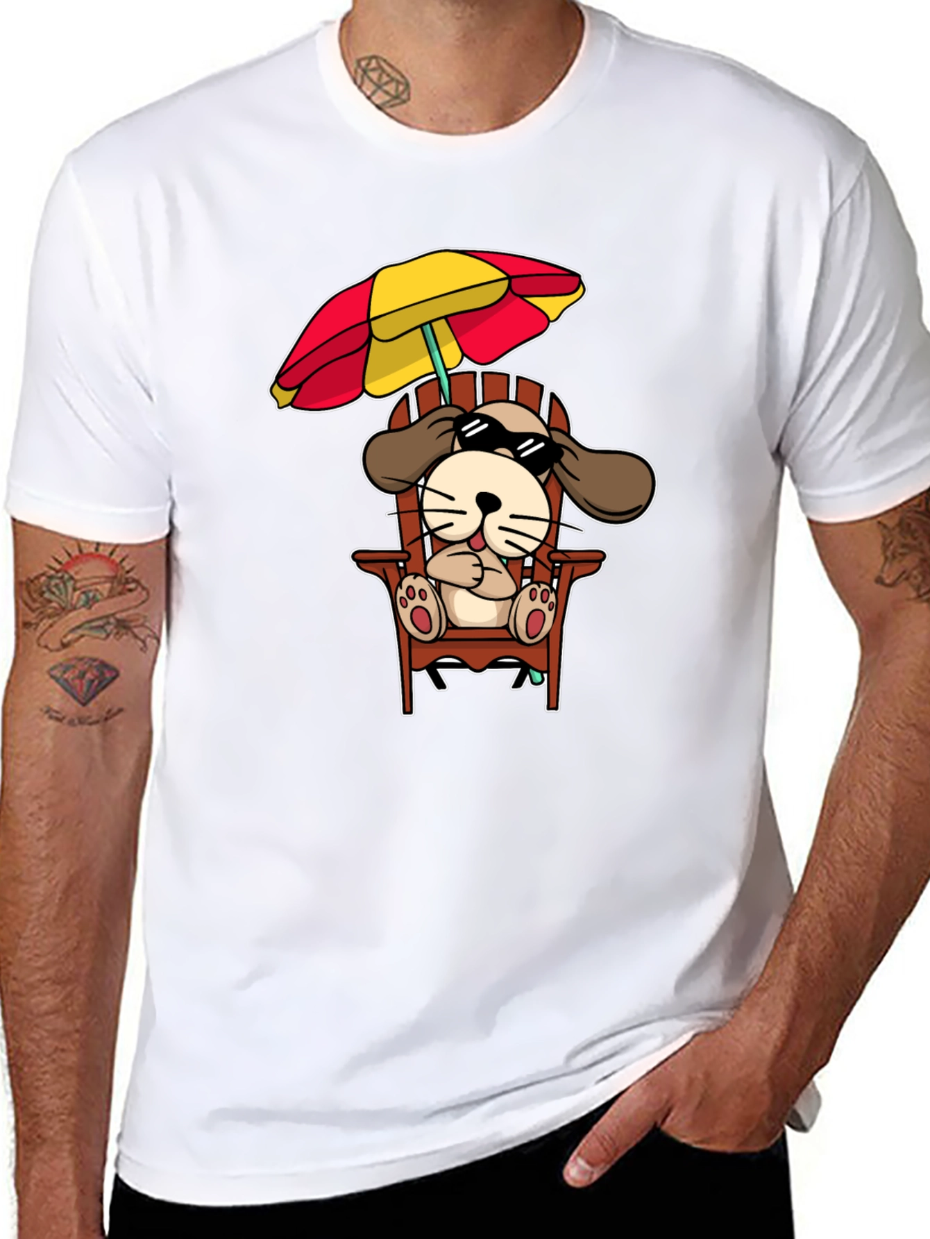 Black Relaxed Dog T-Shirt view 8