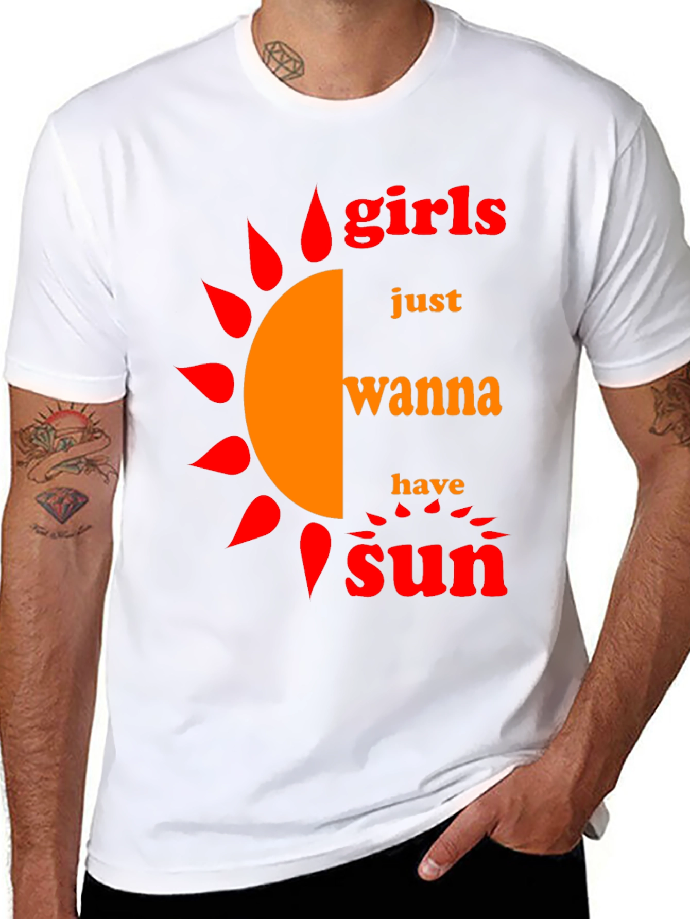 Black Girls Just Wanna Have Sun T-Shirt - Summer Vibes view 8